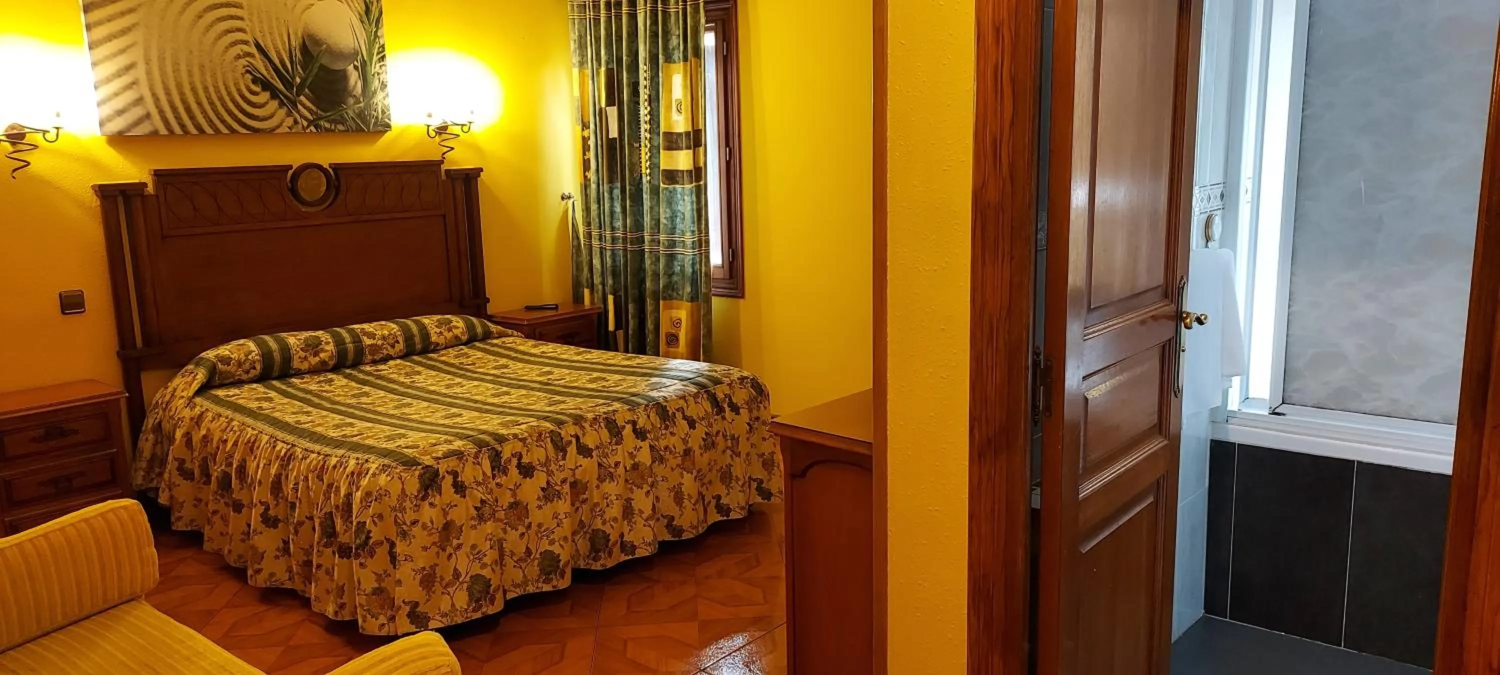 Bed in Hotel Rural Bereau