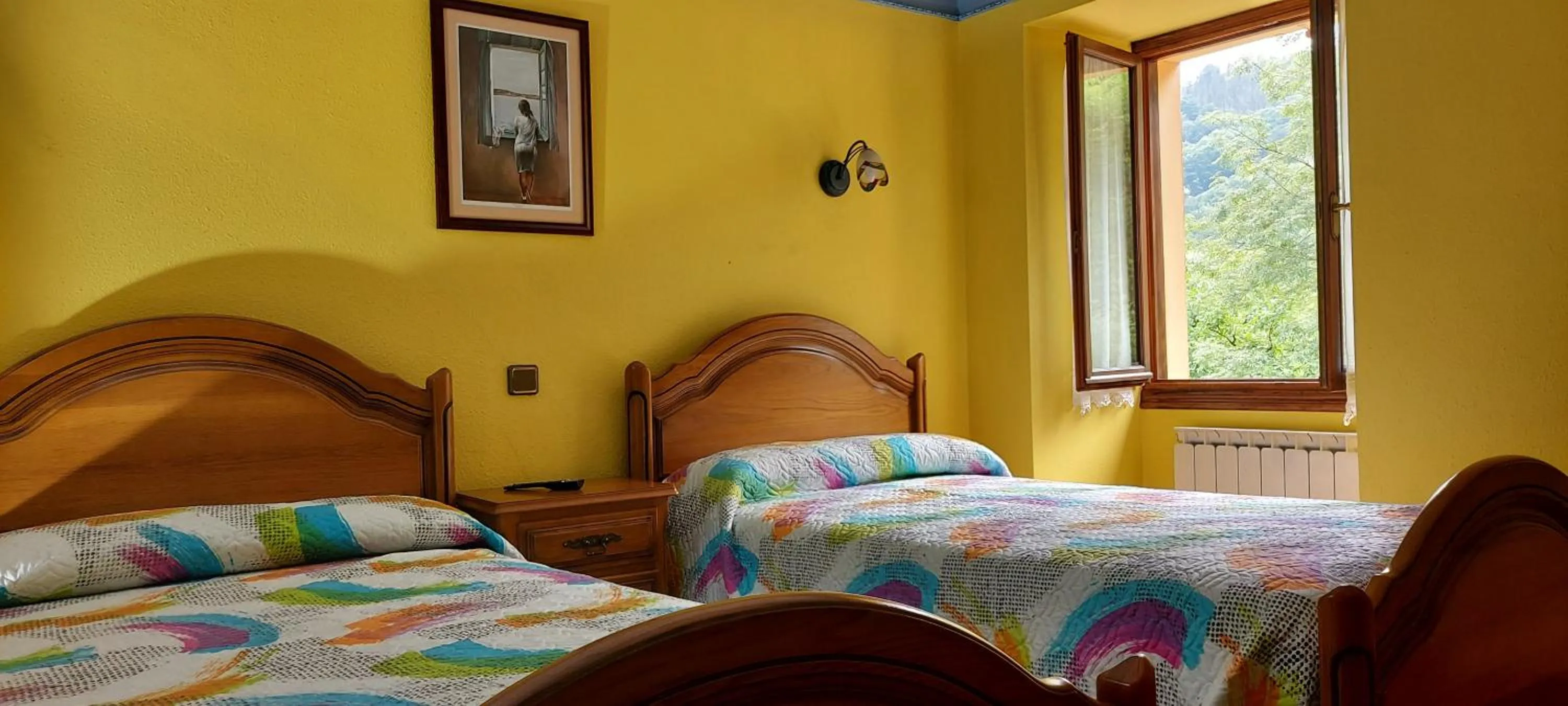 Bed in Hotel Rural Bereau