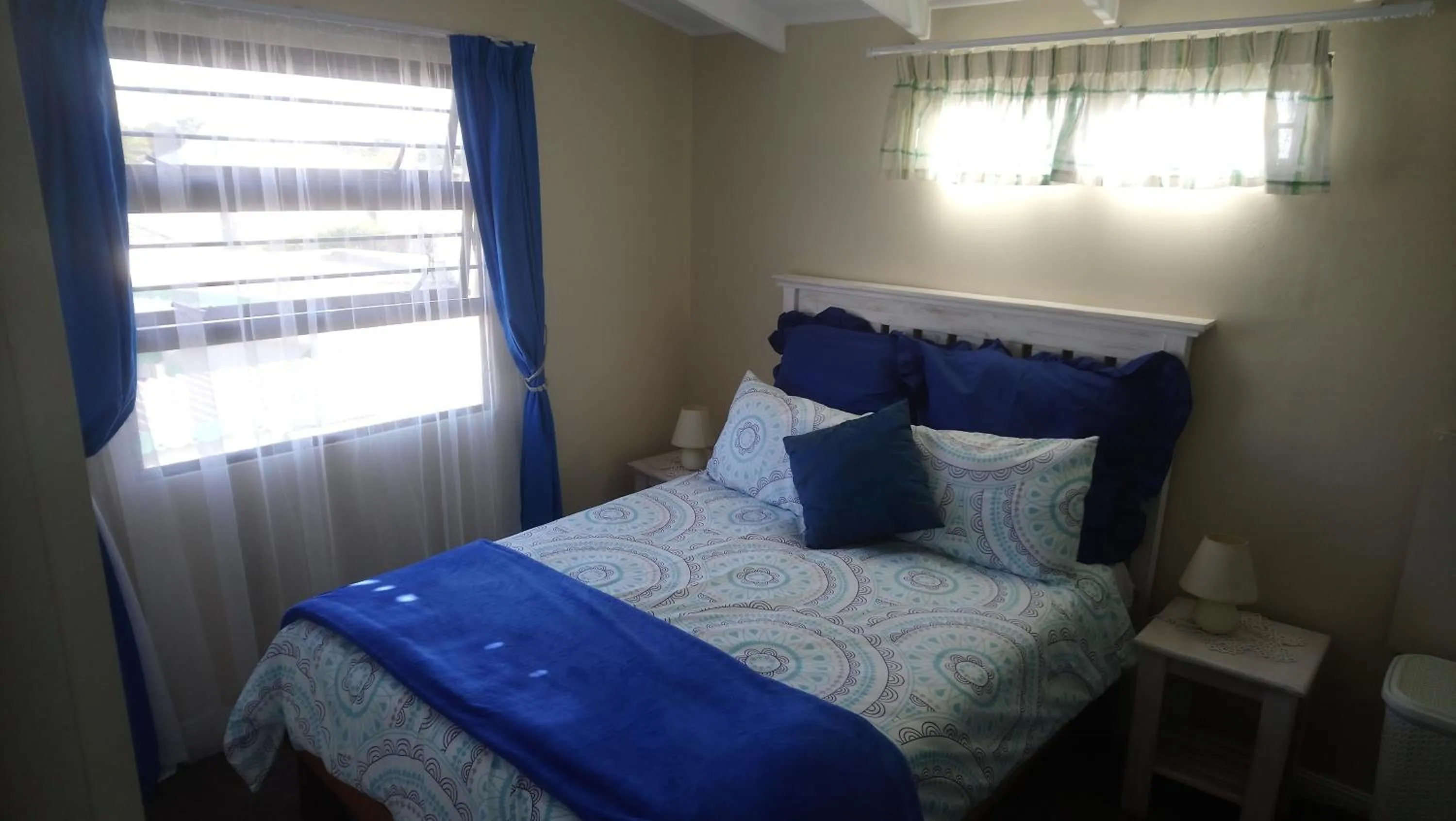 Bed in Welterusten Guesthouse