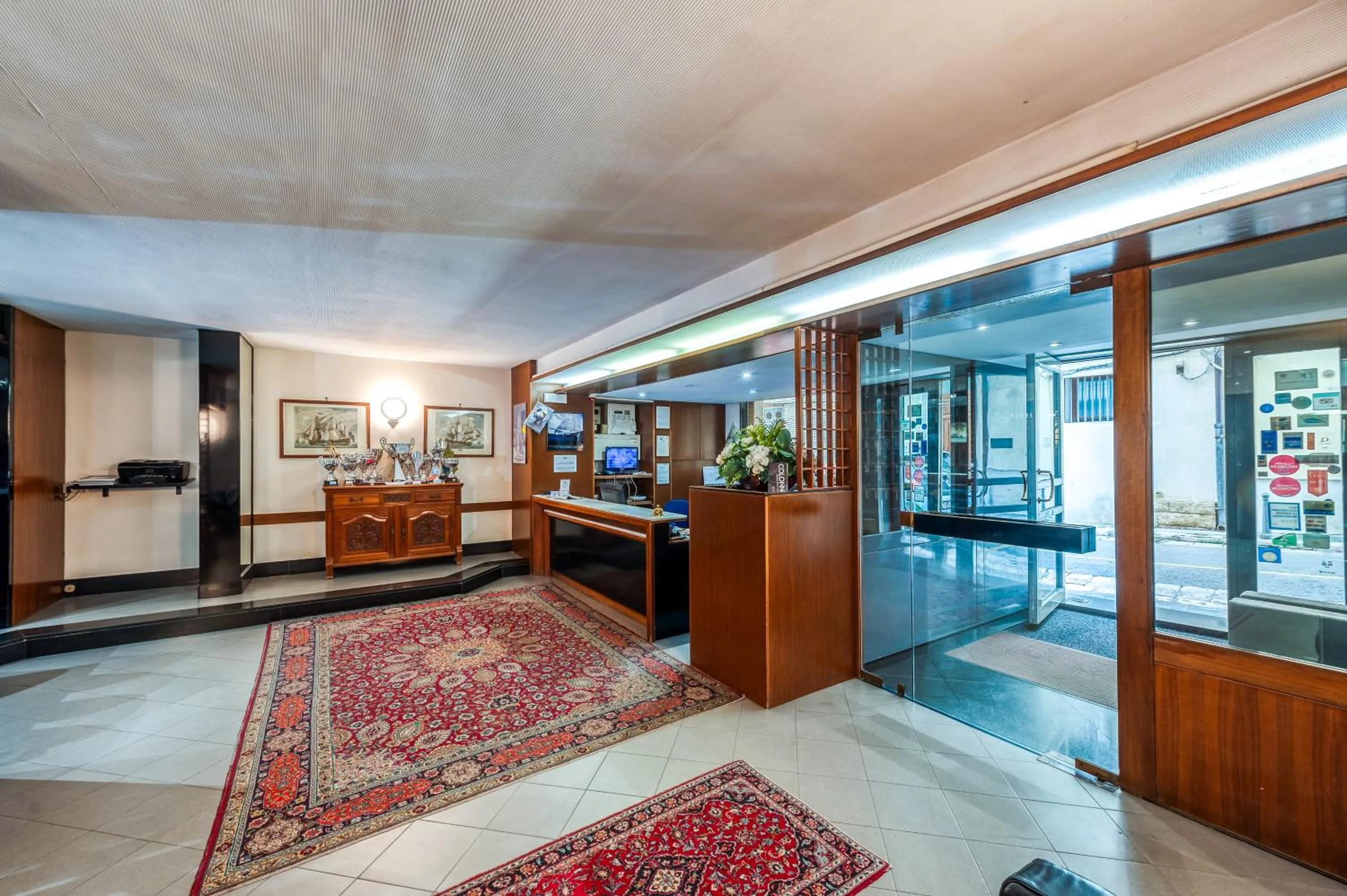 Lobby or reception in Hotel Barsotti