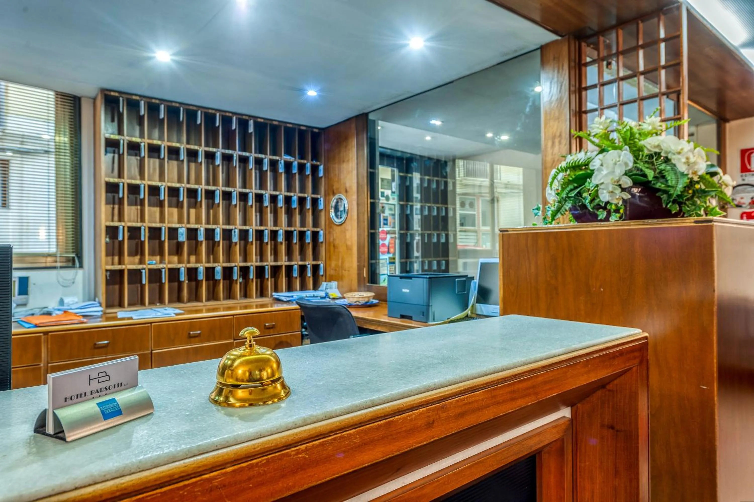 Lobby or reception in Hotel Barsotti