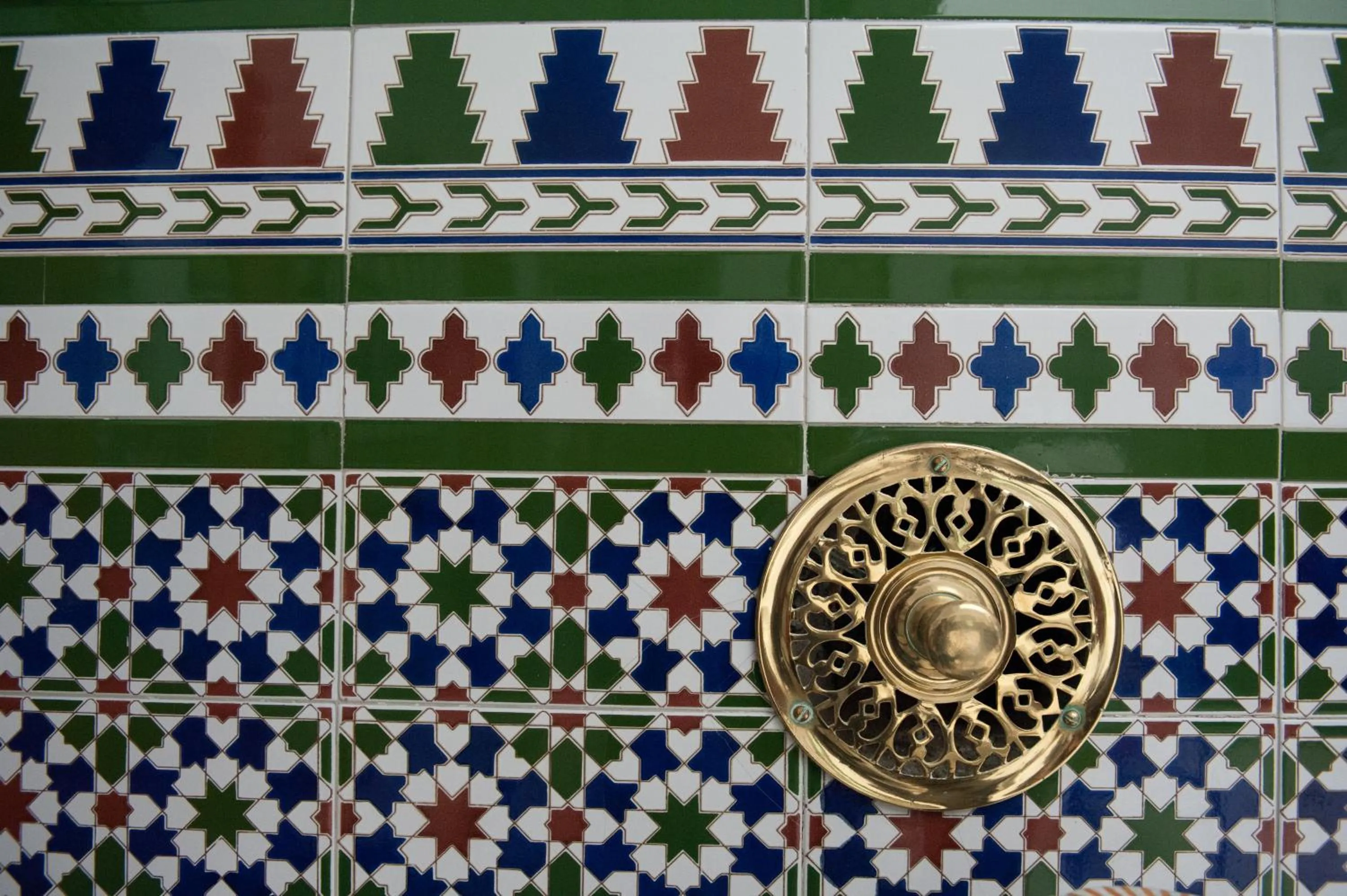 Decorative detail in Pension Gala