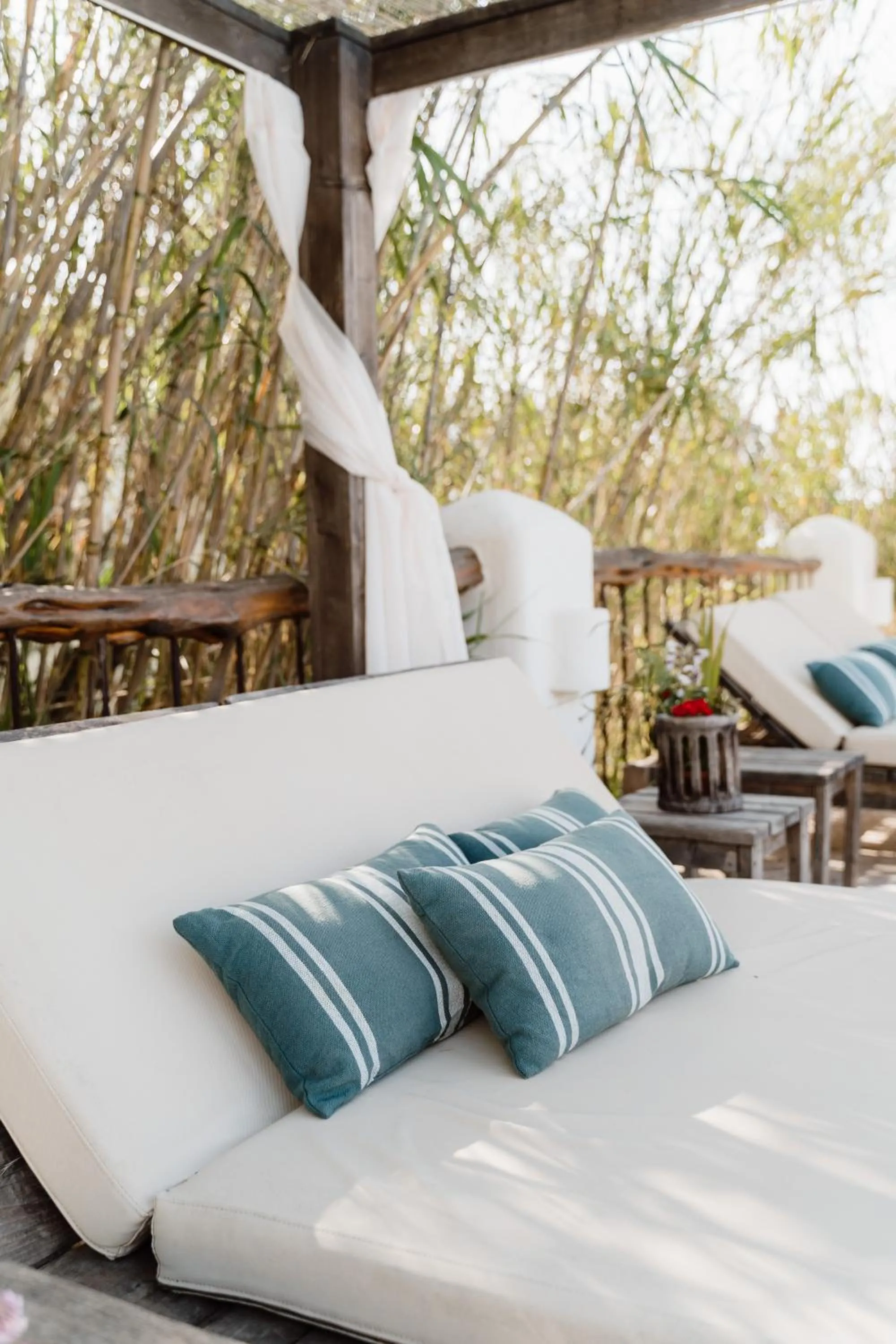 Swimming pool, Bed in Can Vistabella Boutique Resort