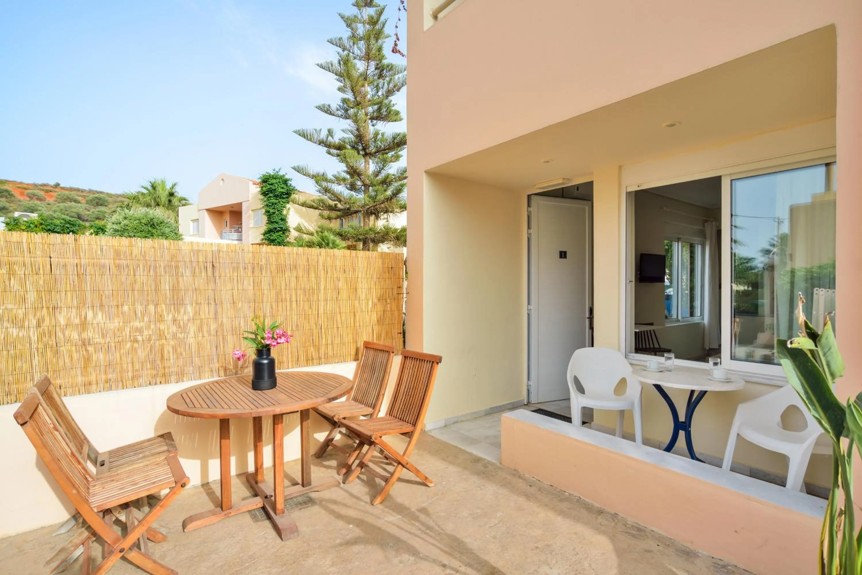 Patio in Elma's Dream Apartments & Villas