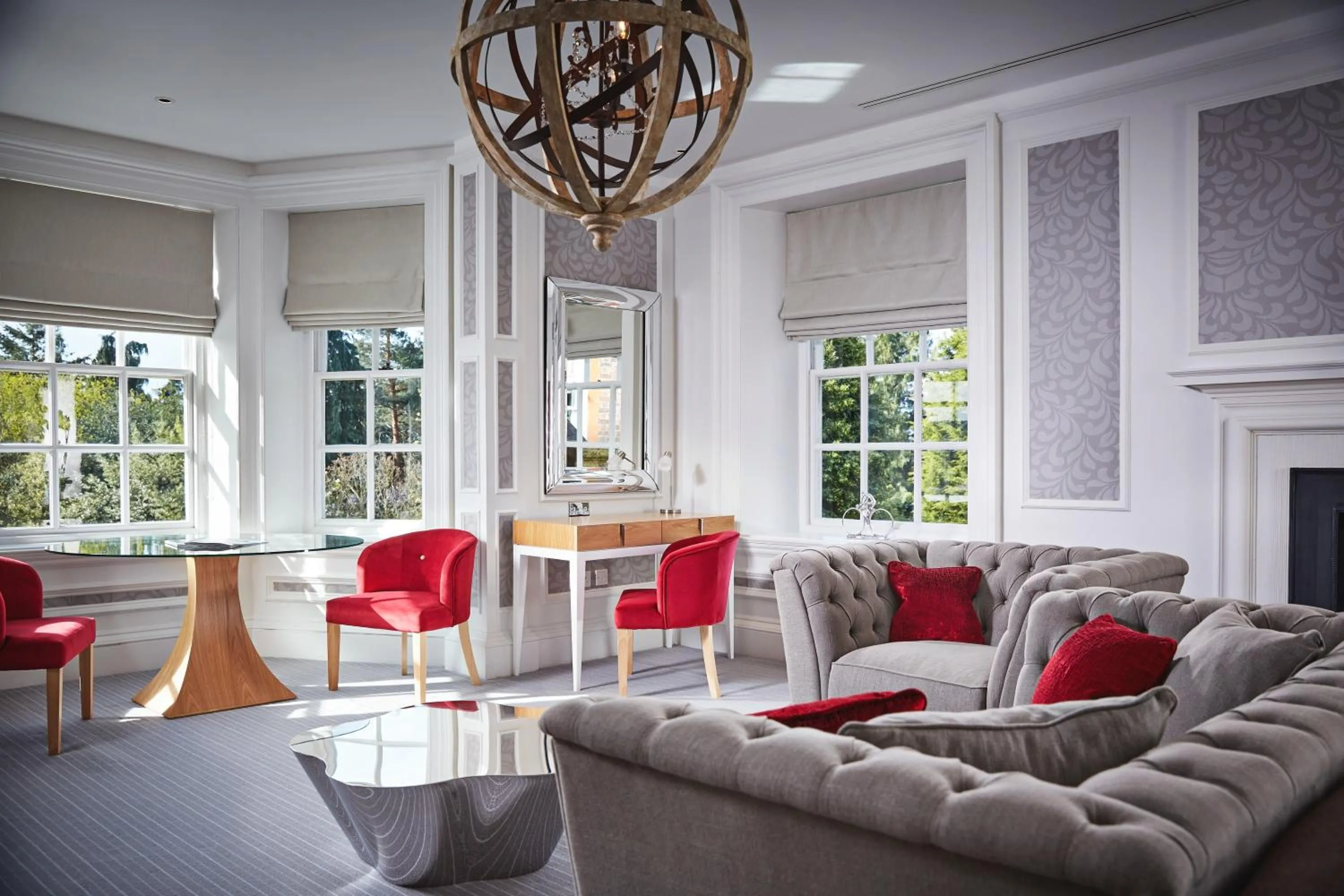 Seating area in Barnett Hill Hotel