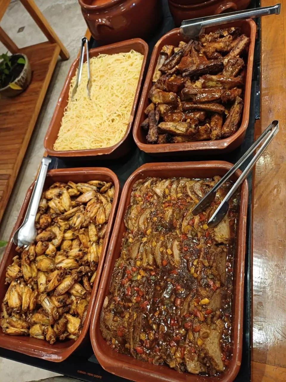 Dinner in Pousada Ilha Vitoria