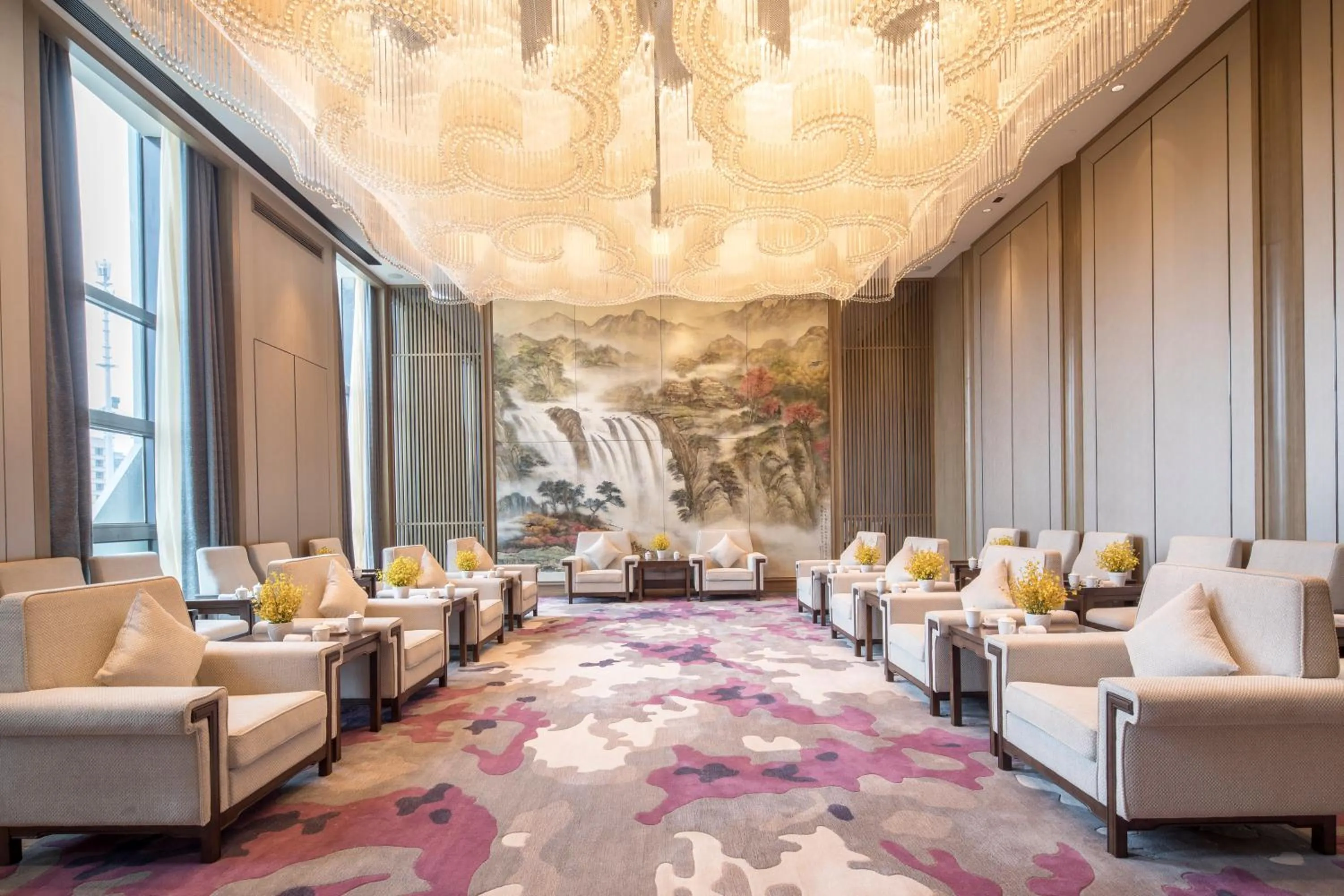 Meeting/conference room in Crowne Plaza Harbin Songbei by IHG