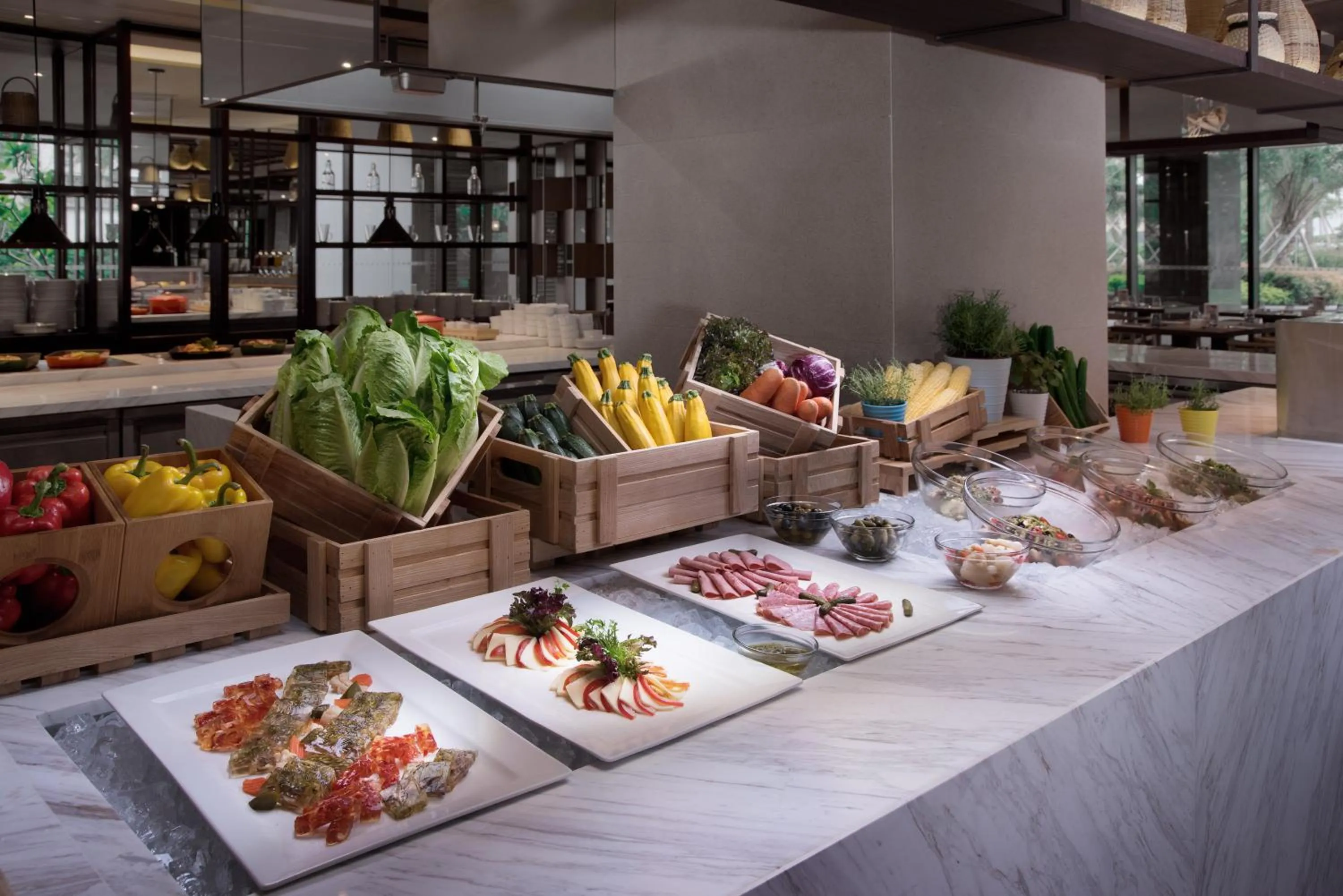 Breakfast in Crowne Plaza Tainan by IHG