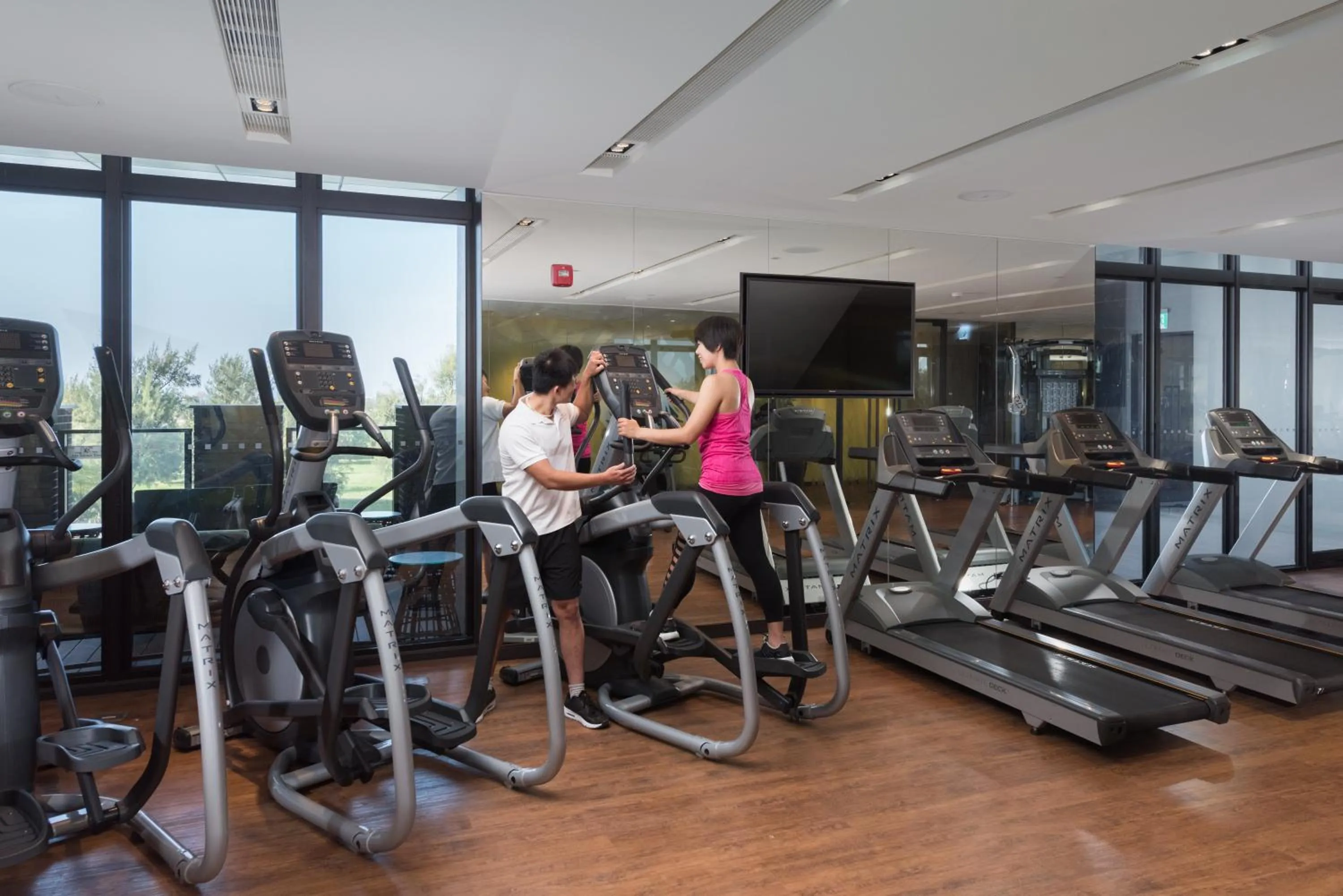 Fitness centre/facilities in Crowne Plaza Tainan by IHG