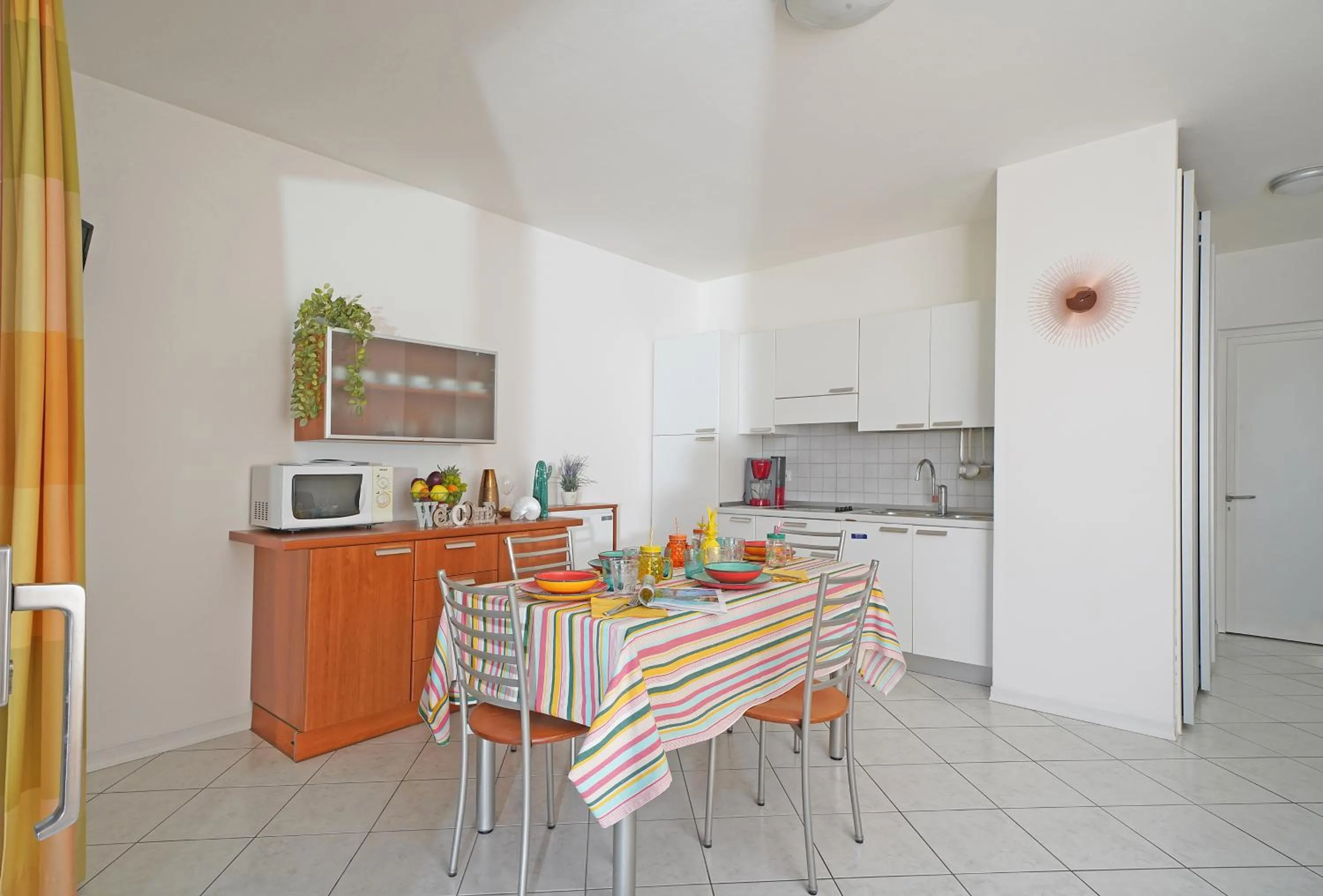 Kitchen or kitchenette in Onda Blu Resort