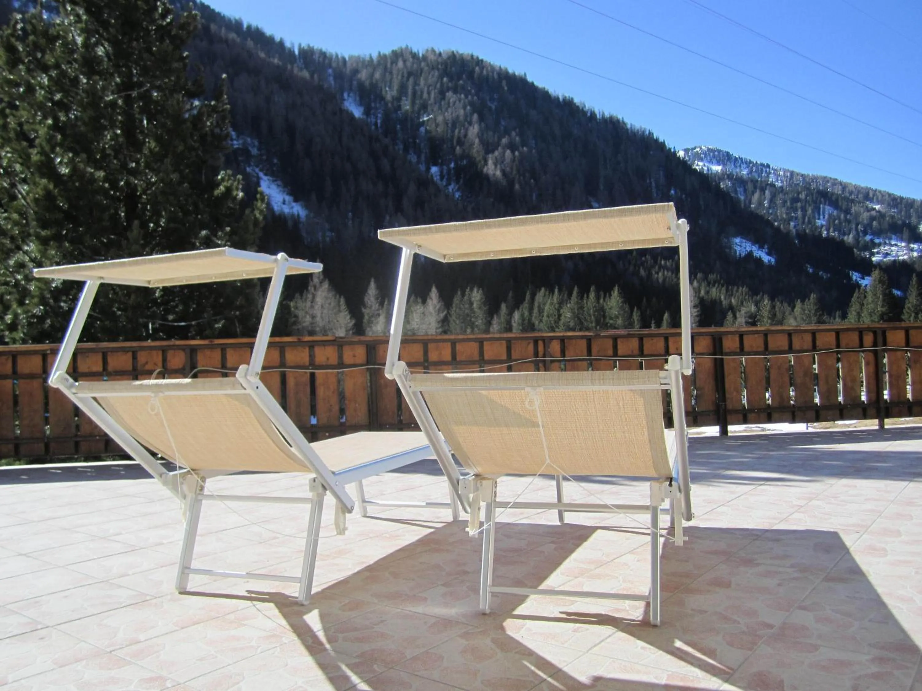 Balcony/Terrace in Hotel Bucaneve