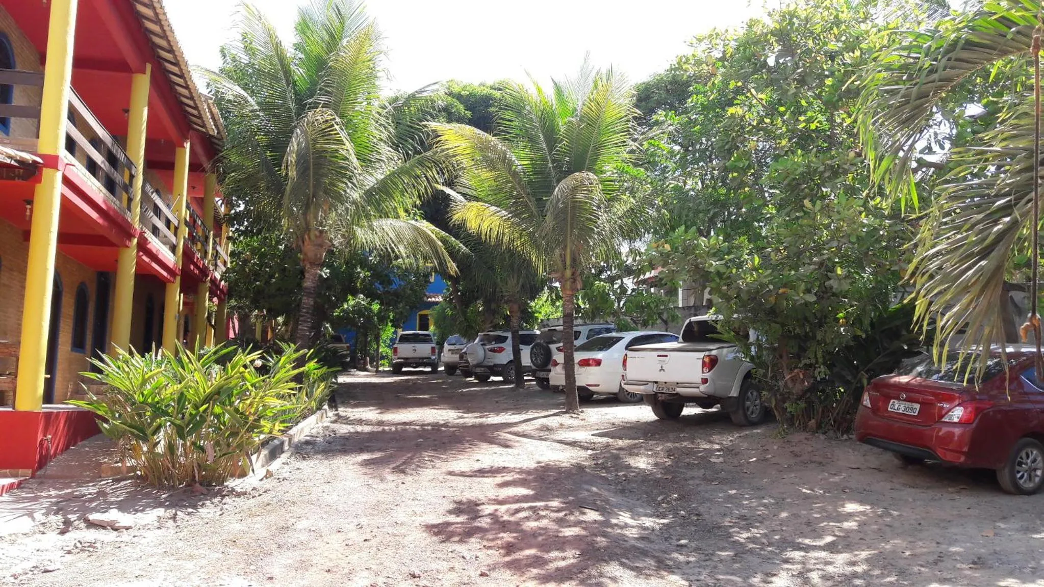 Inner courtyard view in Pousada Rio e Mar
