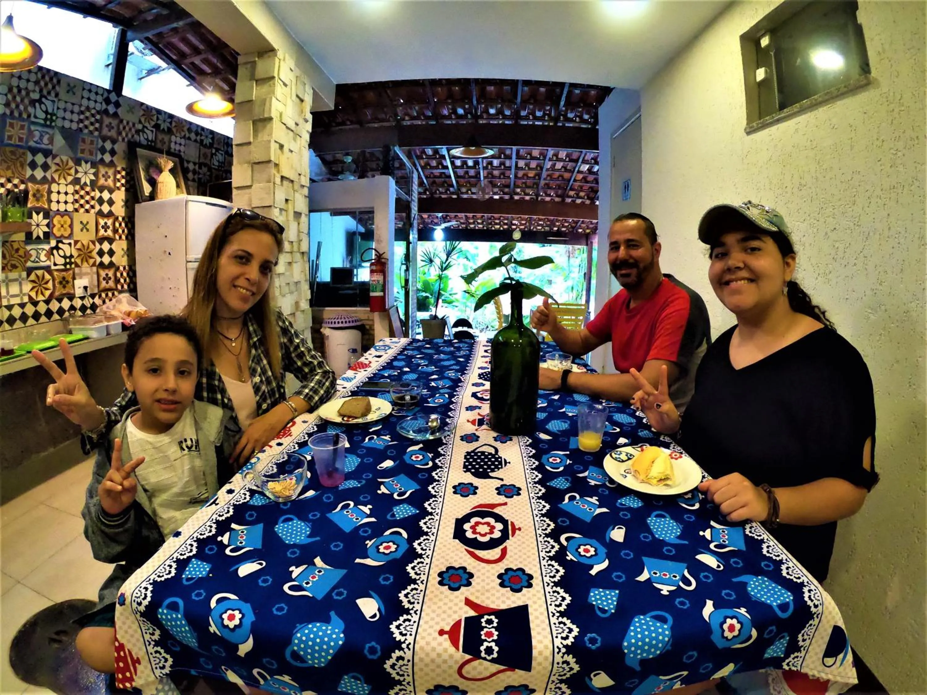 Breakfast in Mata Virgem Hostel e Pousada