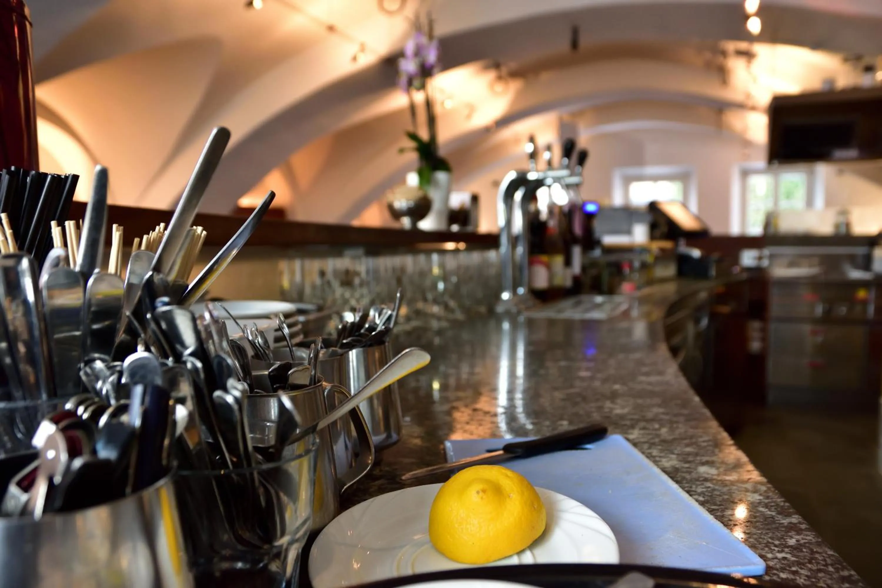 Food and drinks in Hotel Krone