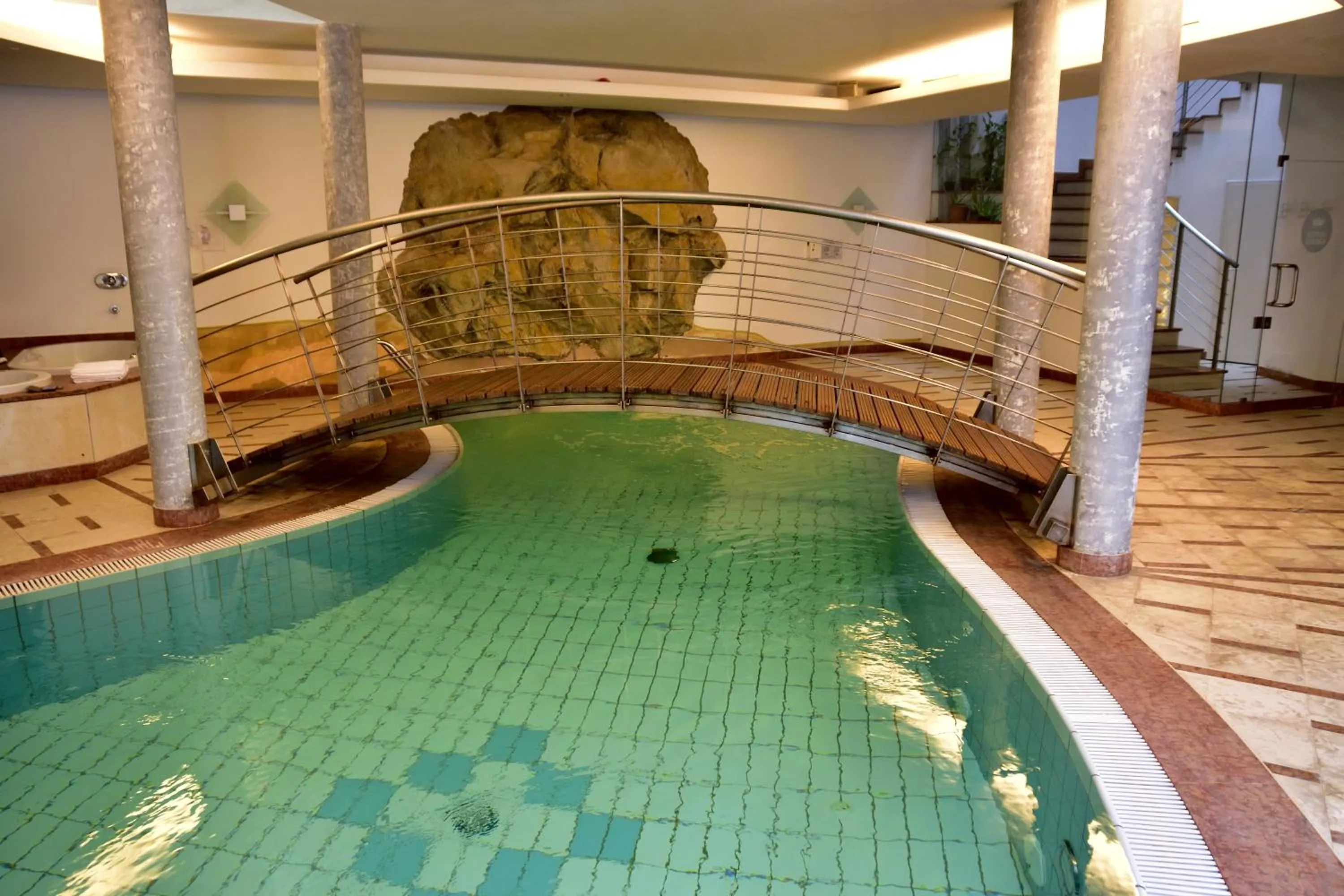 Pool view in Hotel Krone