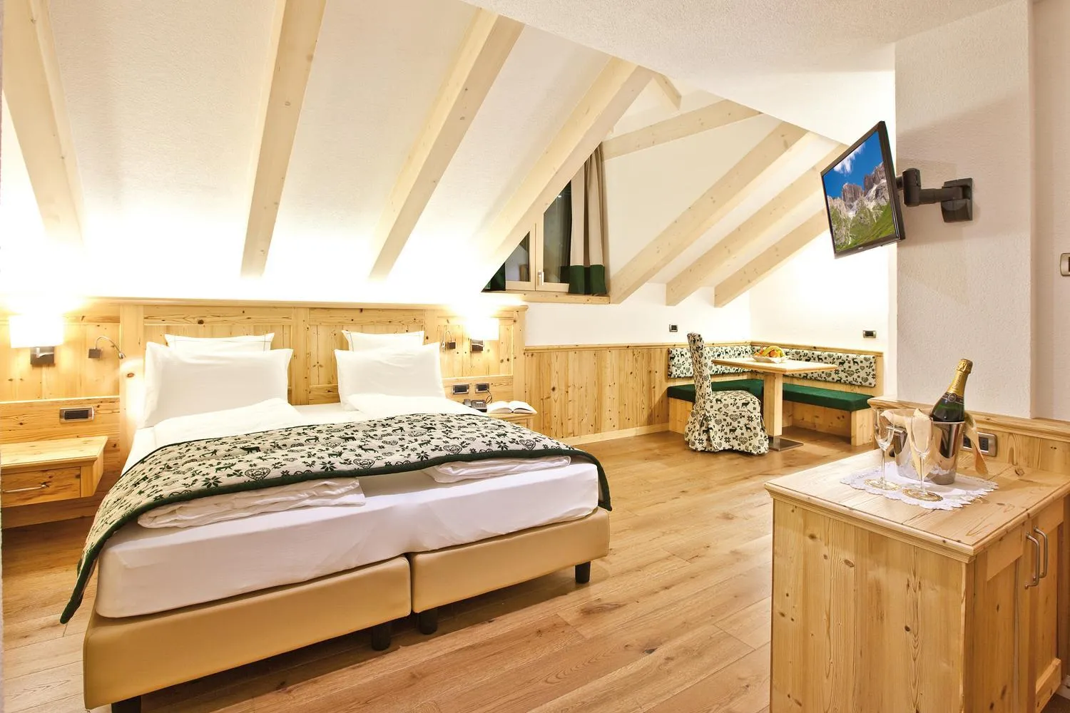 Bedroom, Bed in Rio Stava Family Resort & Spa