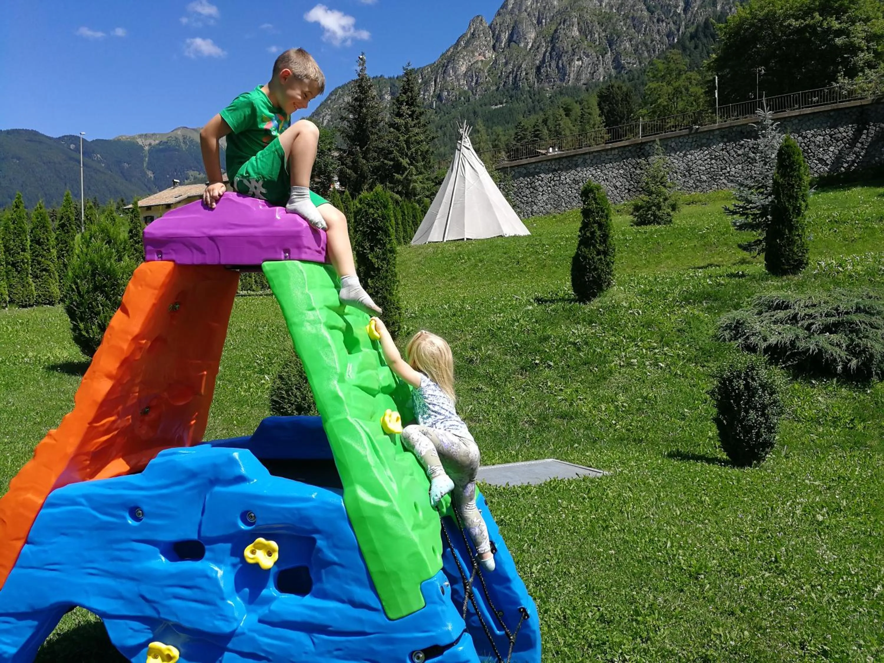 Children play ground in Rio Stava Family Resort & Spa