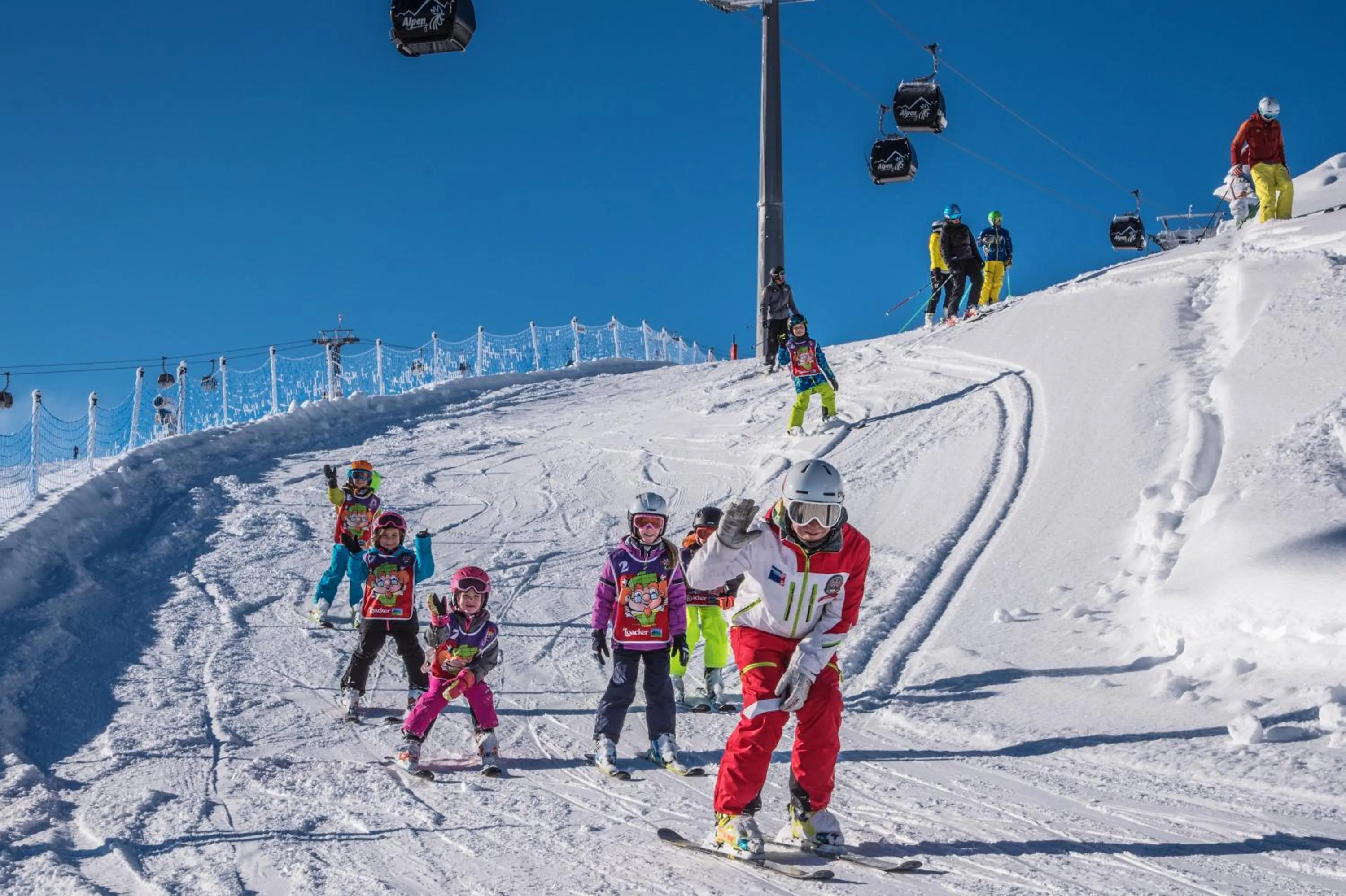 Skiing in Hotel Falken