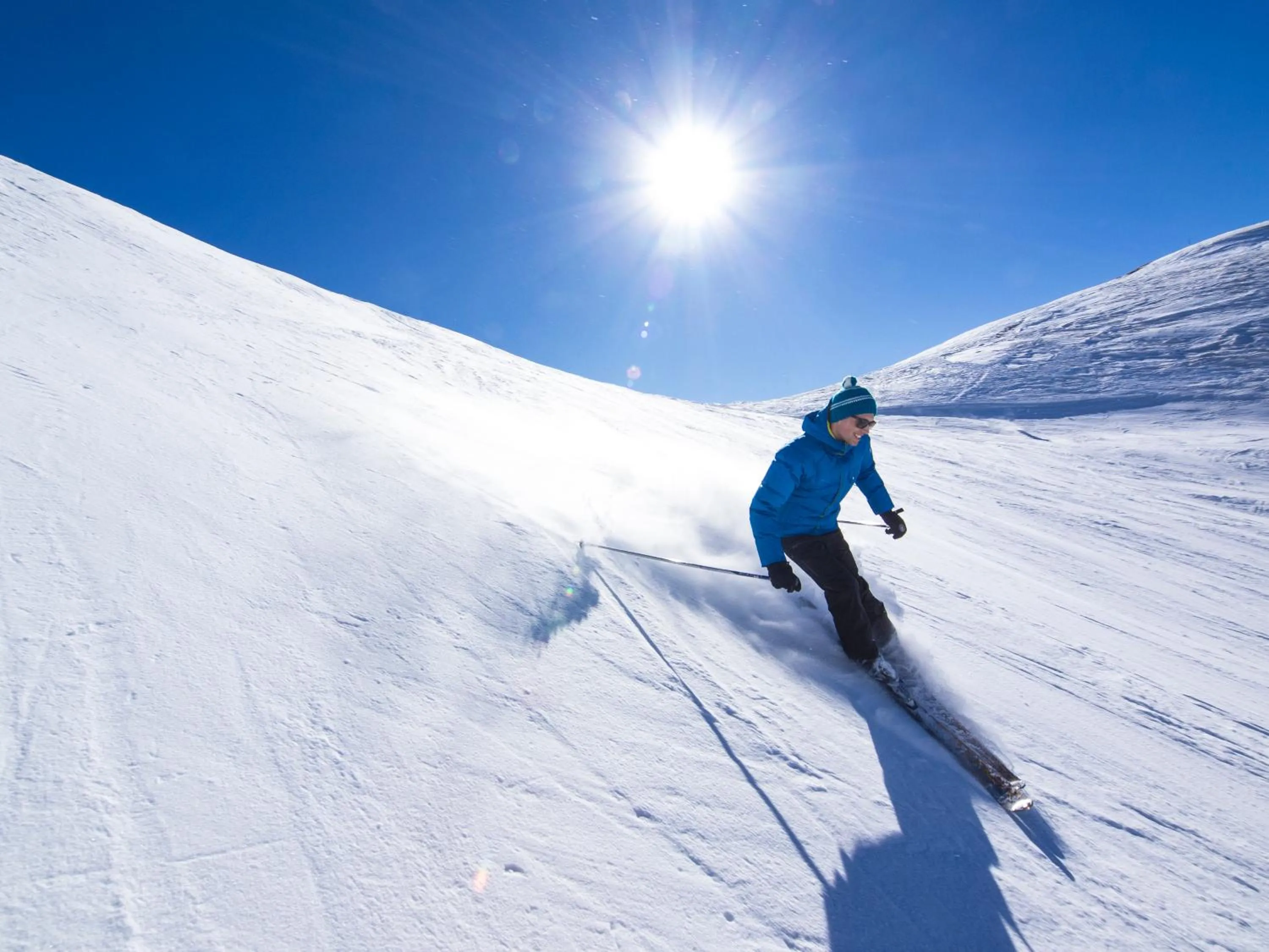 Skiing in Hotel Falken