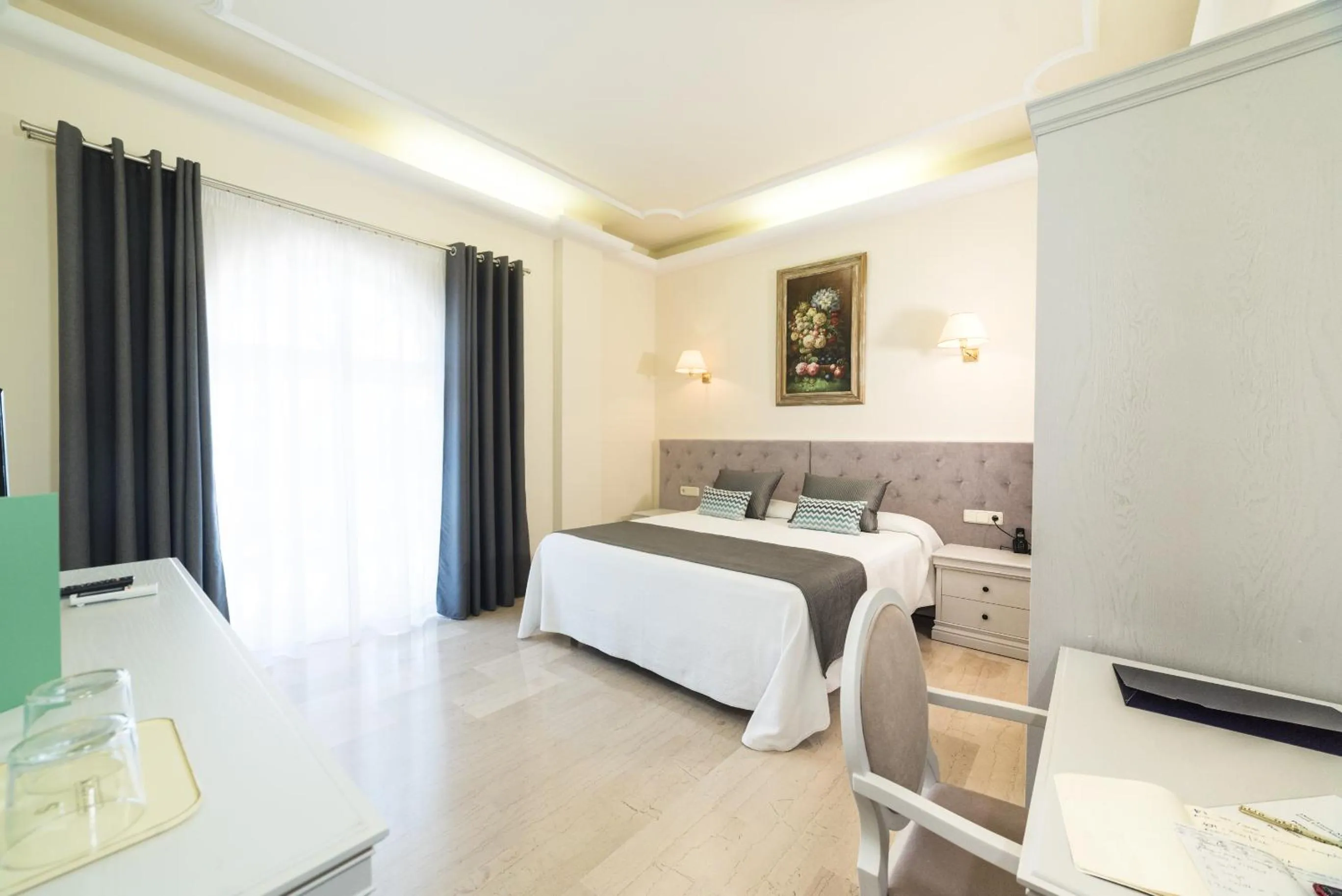 View (from property/room), Bed in Grand Hotel Palladium Santa Eulalia del Rio