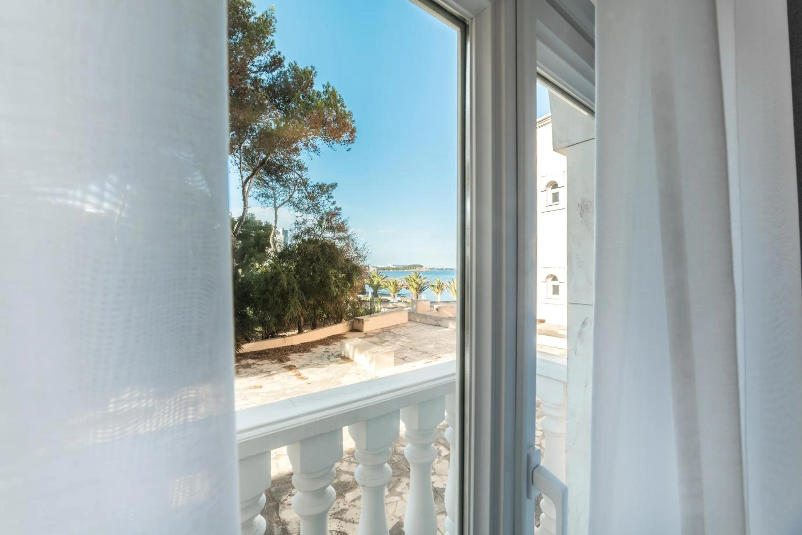 Pool view in Grand Hotel Palladium Santa Eulalia del Rio