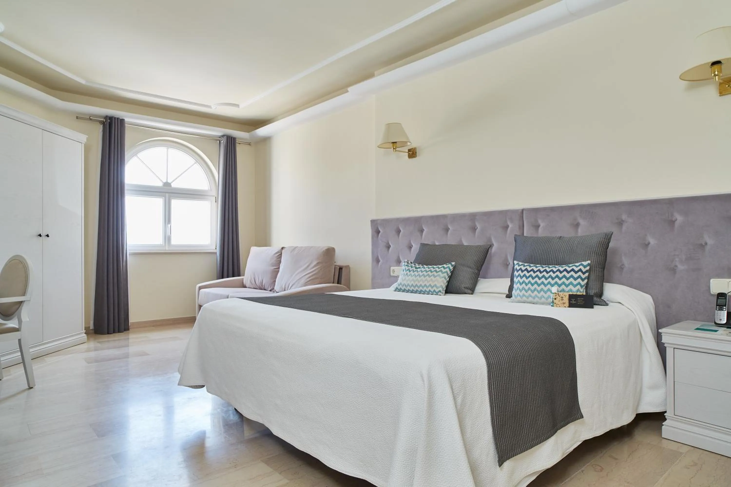 Bedroom, Bed in Grand Hotel Palladium Santa Eulalia del Rio