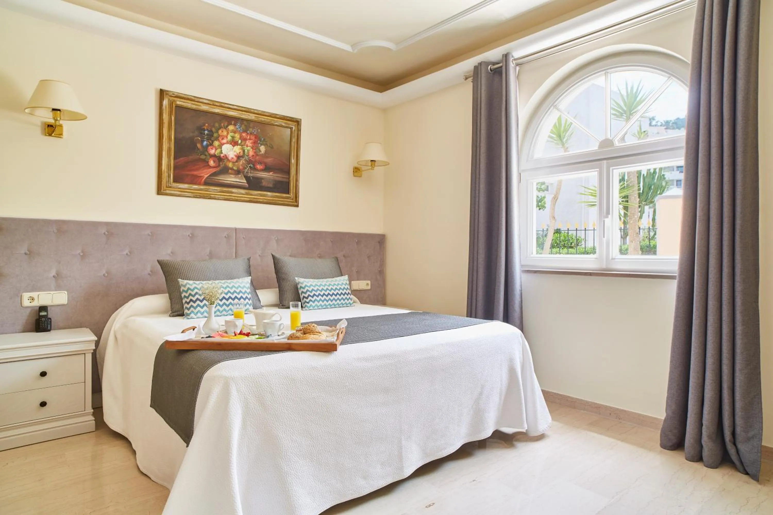 Bedroom, Bed in Grand Hotel Palladium Santa Eulalia del Rio