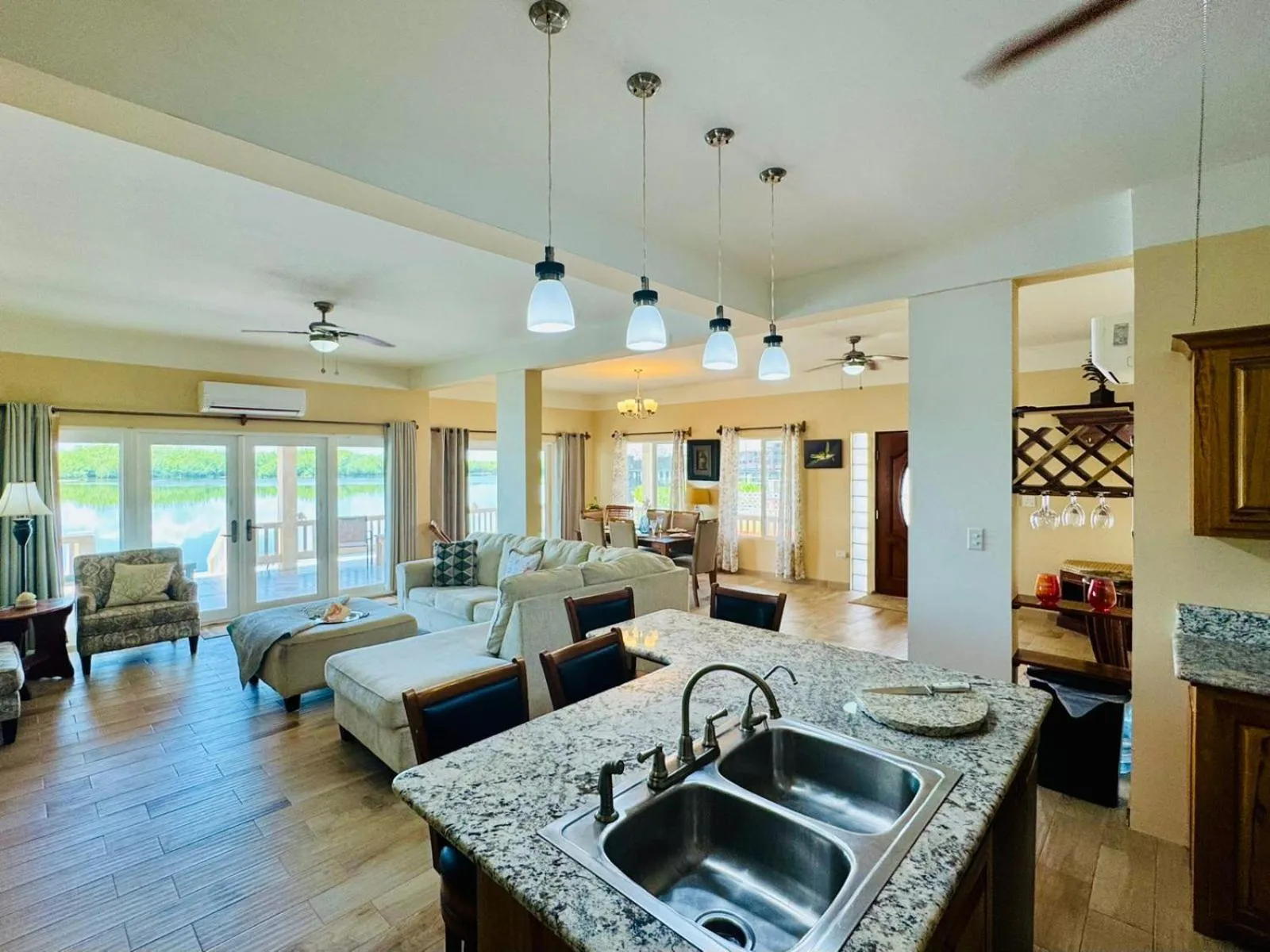 Kitchen or kitchenette in Lina Point Belize Overwater Resort