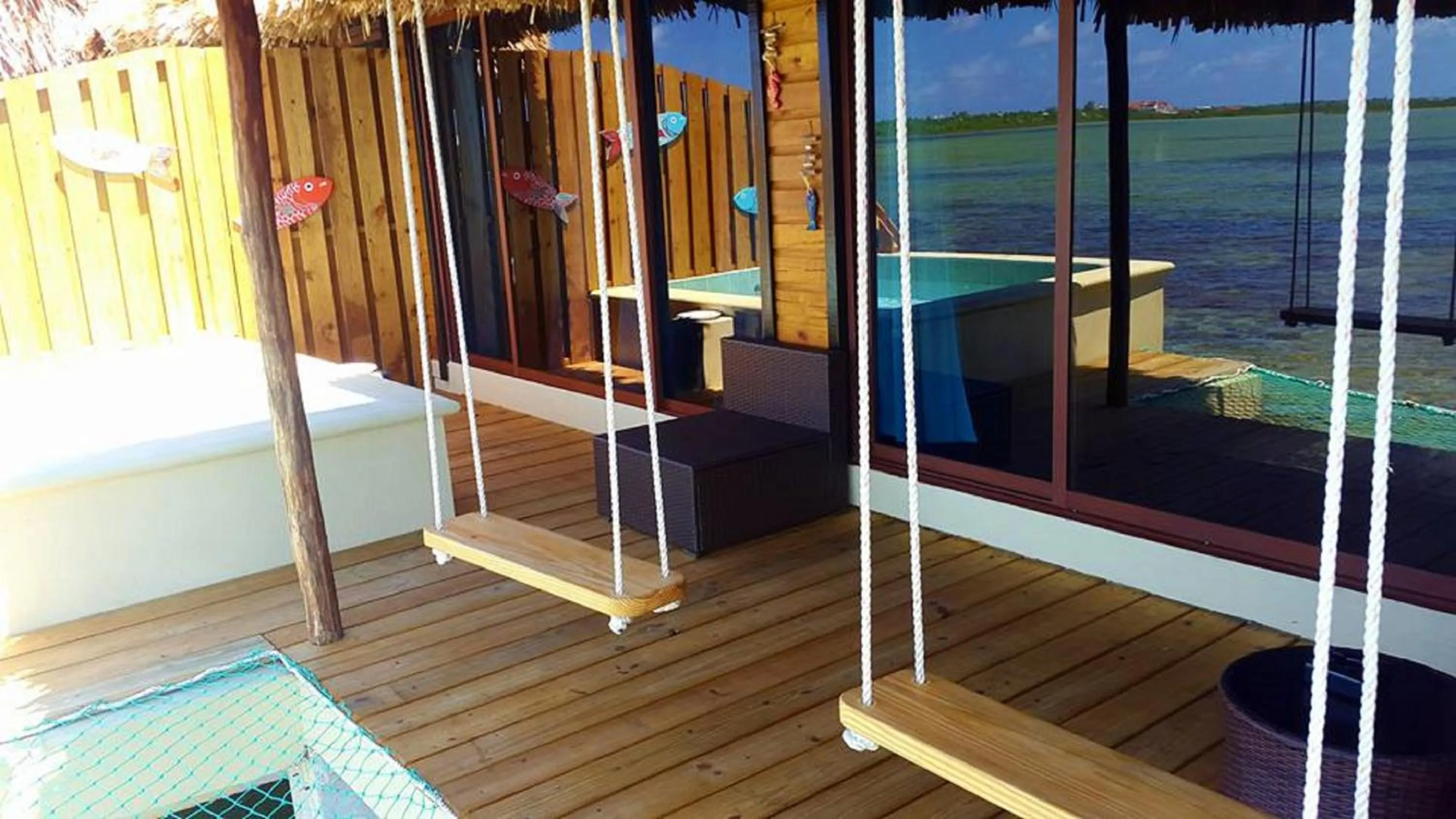 Balcony/Terrace in Lina Point Belize Overwater Resort