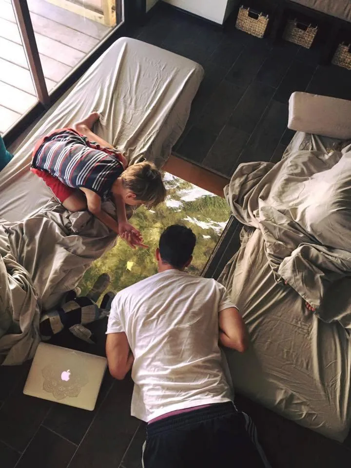 Bed in Lina Point Belize Overwater Resort