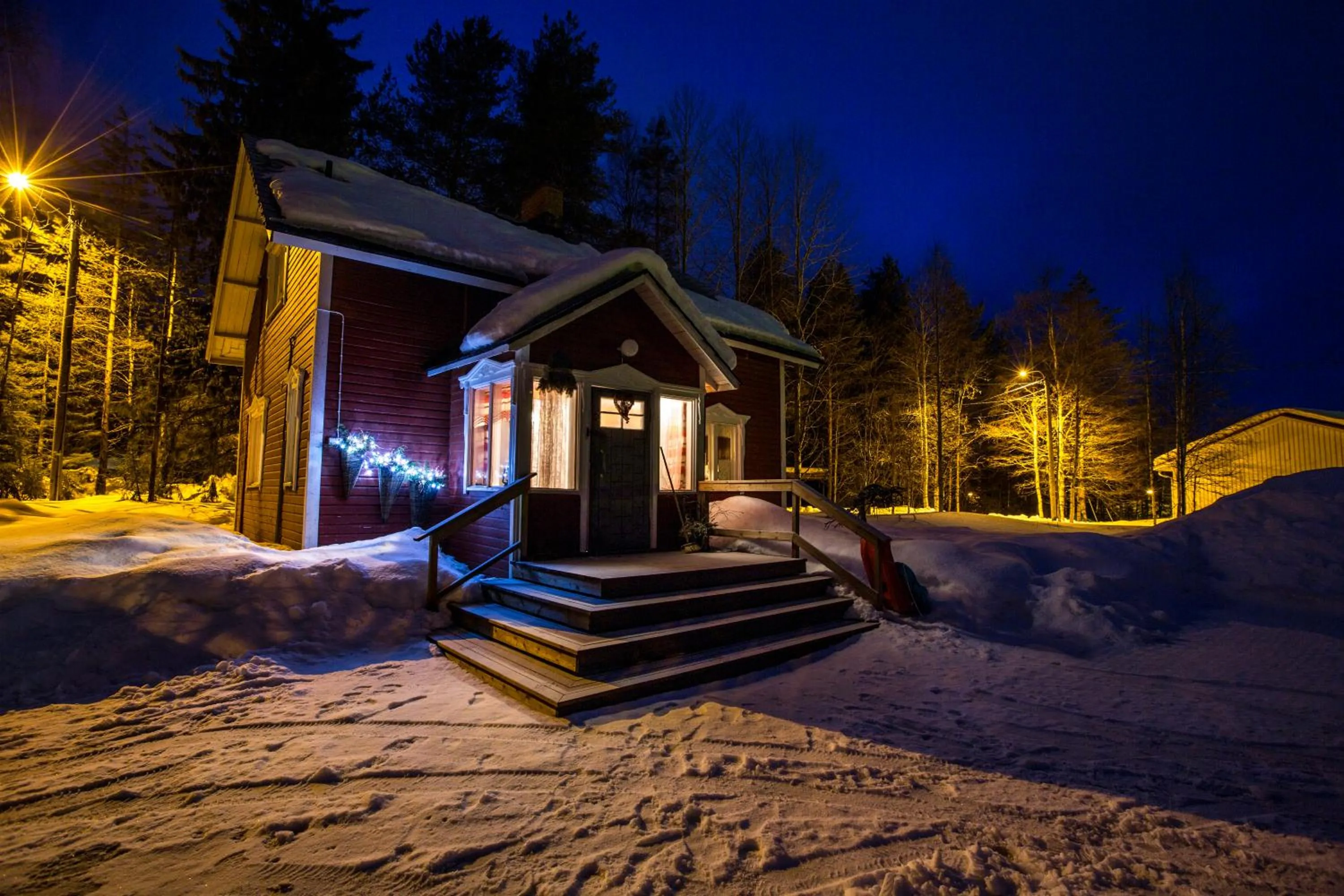 Facade/entrance in Villa Havula
