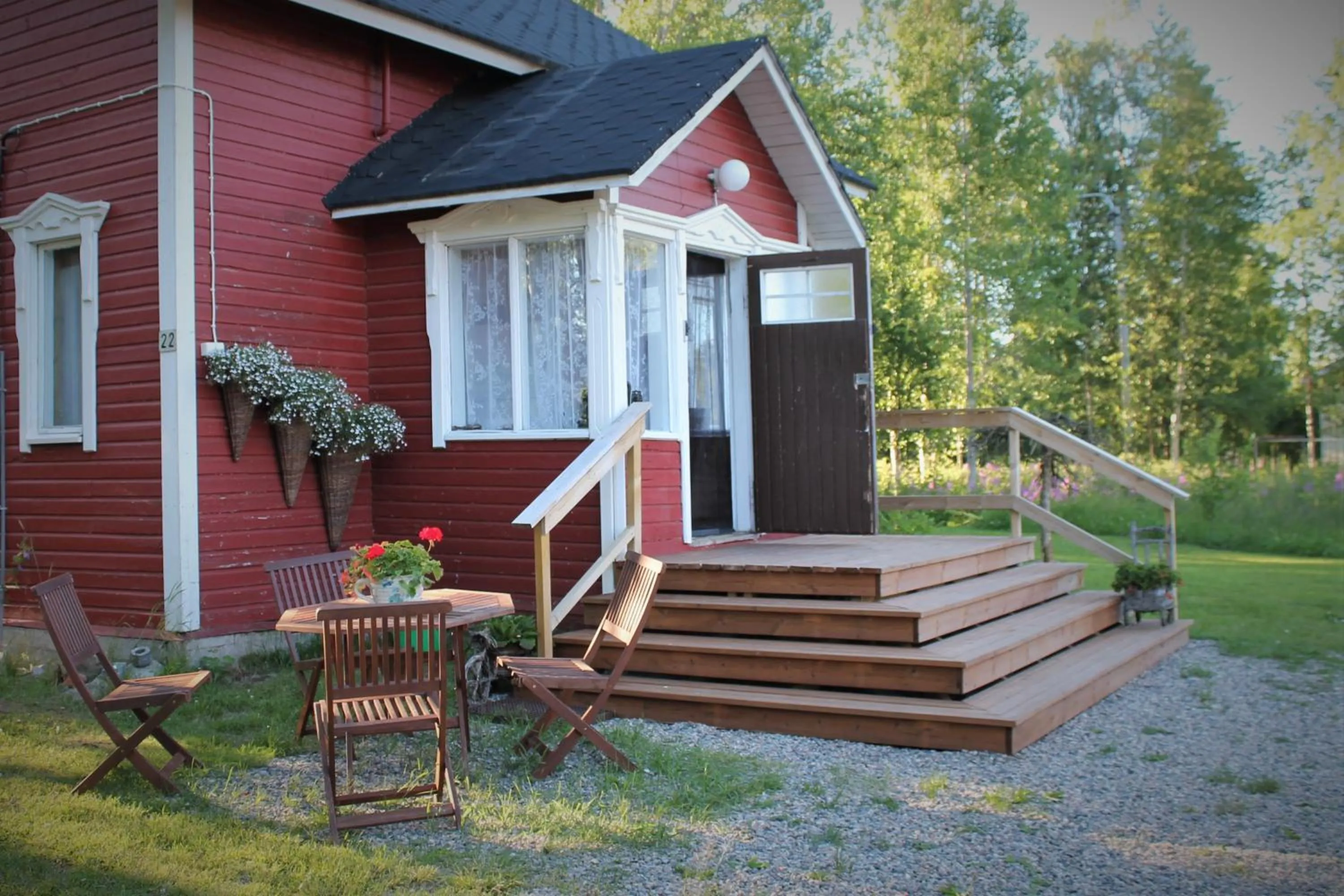 Facade/entrance in Villa Havula