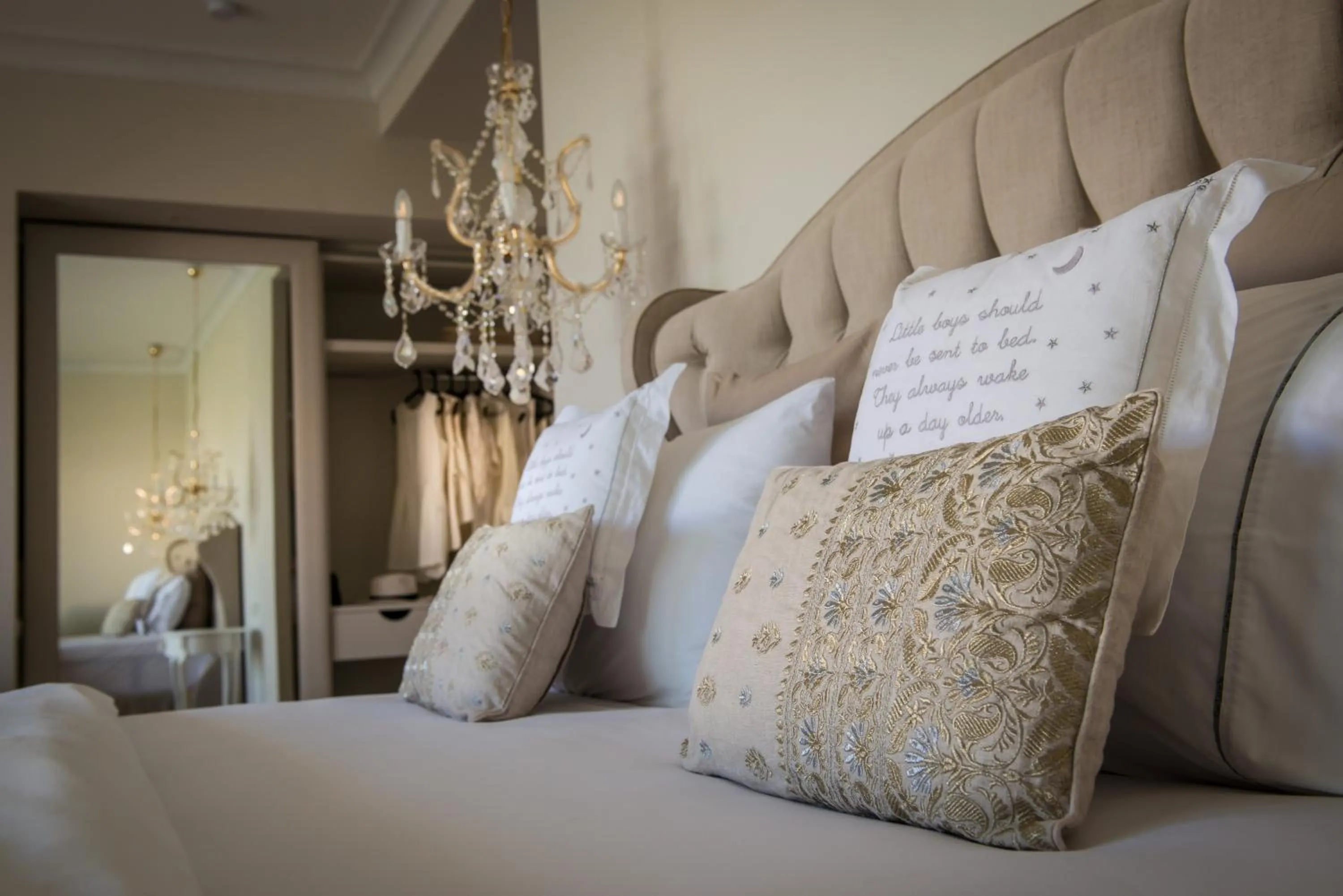 Bed in Sunvillage Malia Boutique Hotel and Suites