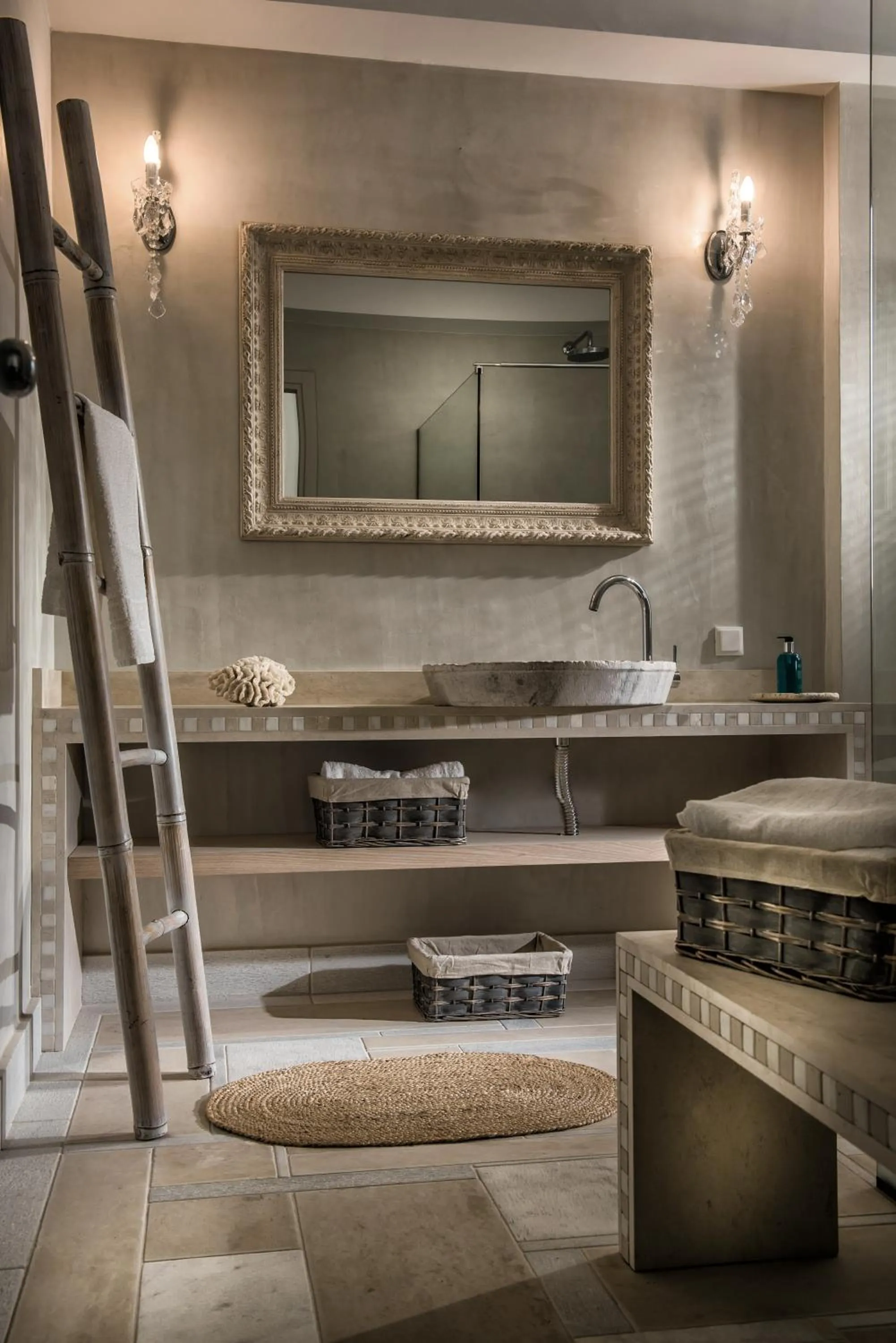 Shower in Sunvillage Malia Boutique Hotel and Suites