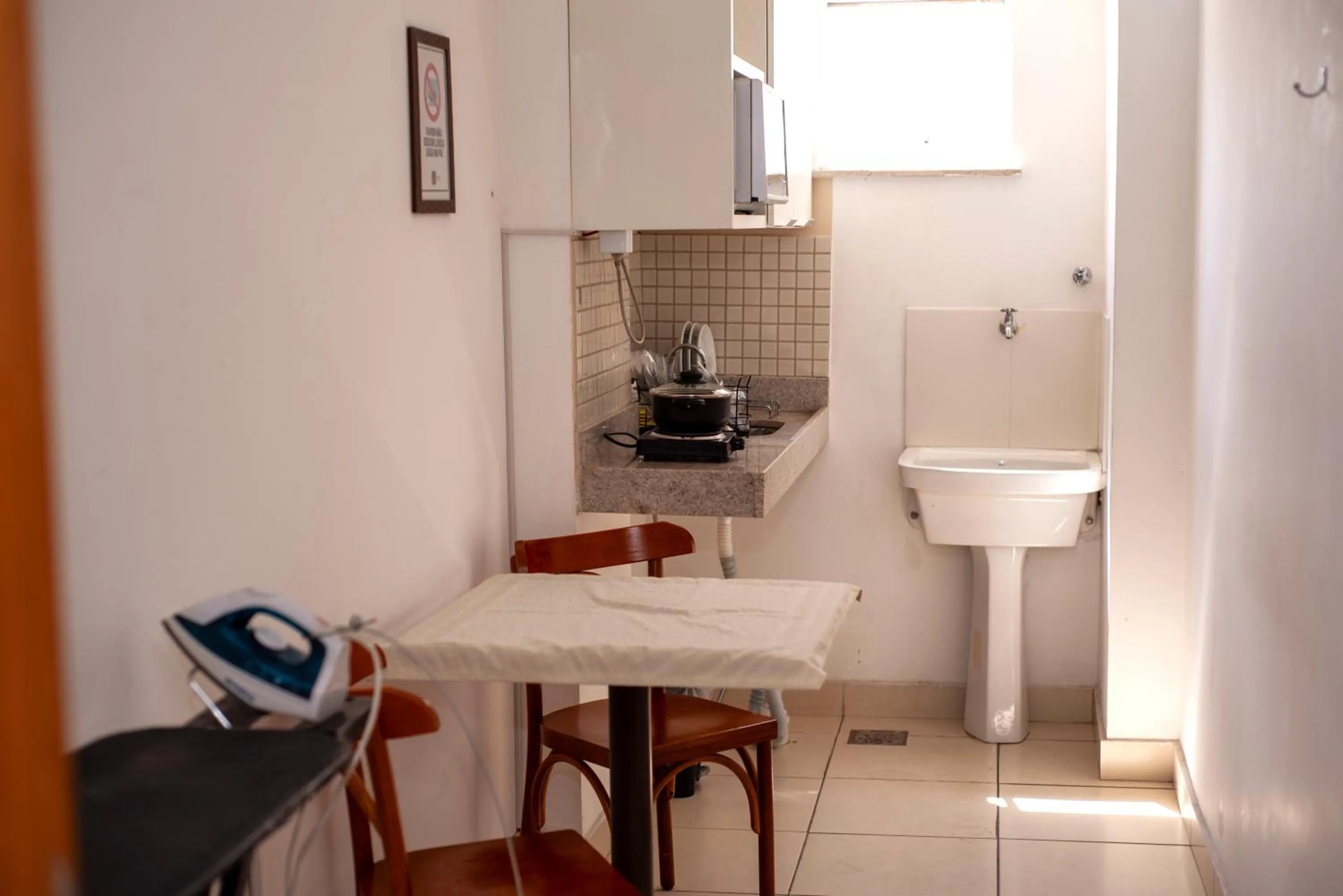 Kitchen or kitchenette in Nobile Hotel Juiz de Fora