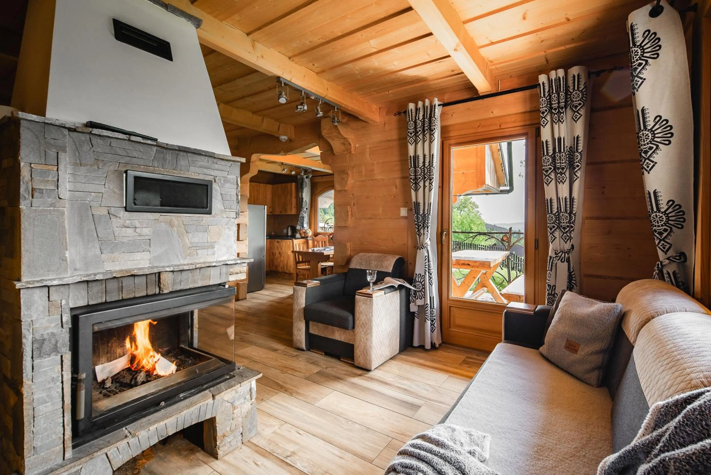 Living room in Willa Turnia