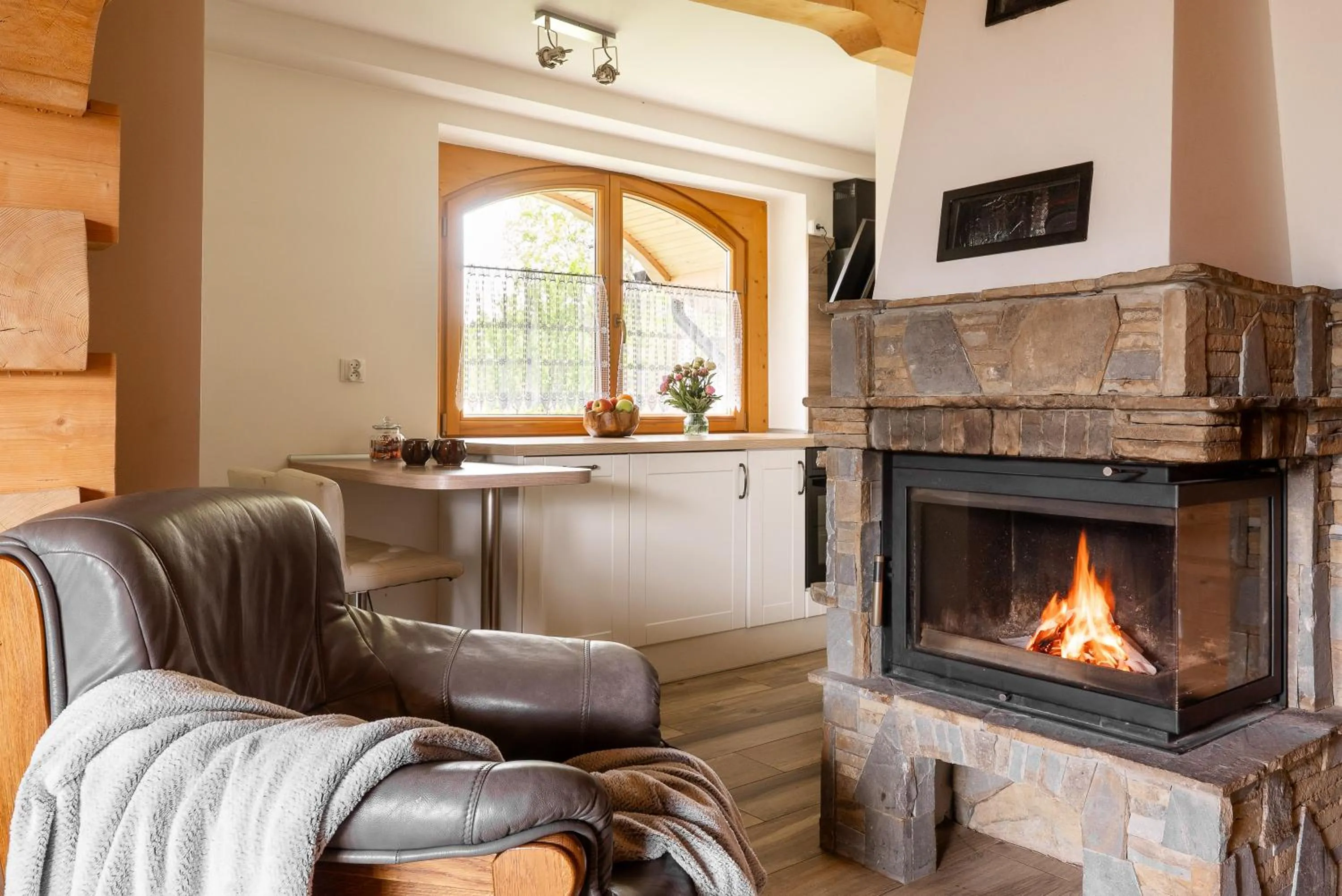 Living room in Willa Turnia