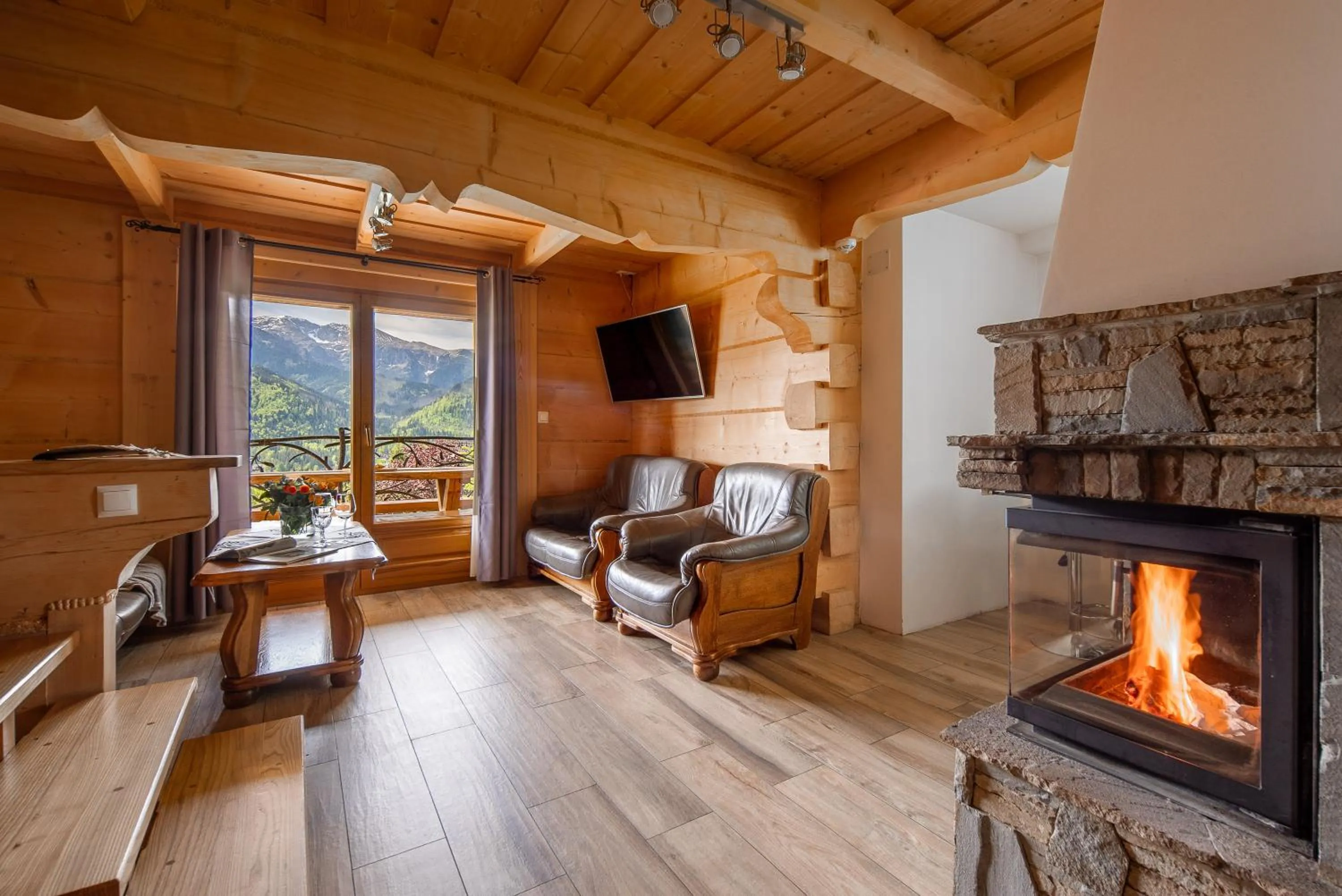 Living room in Willa Turnia