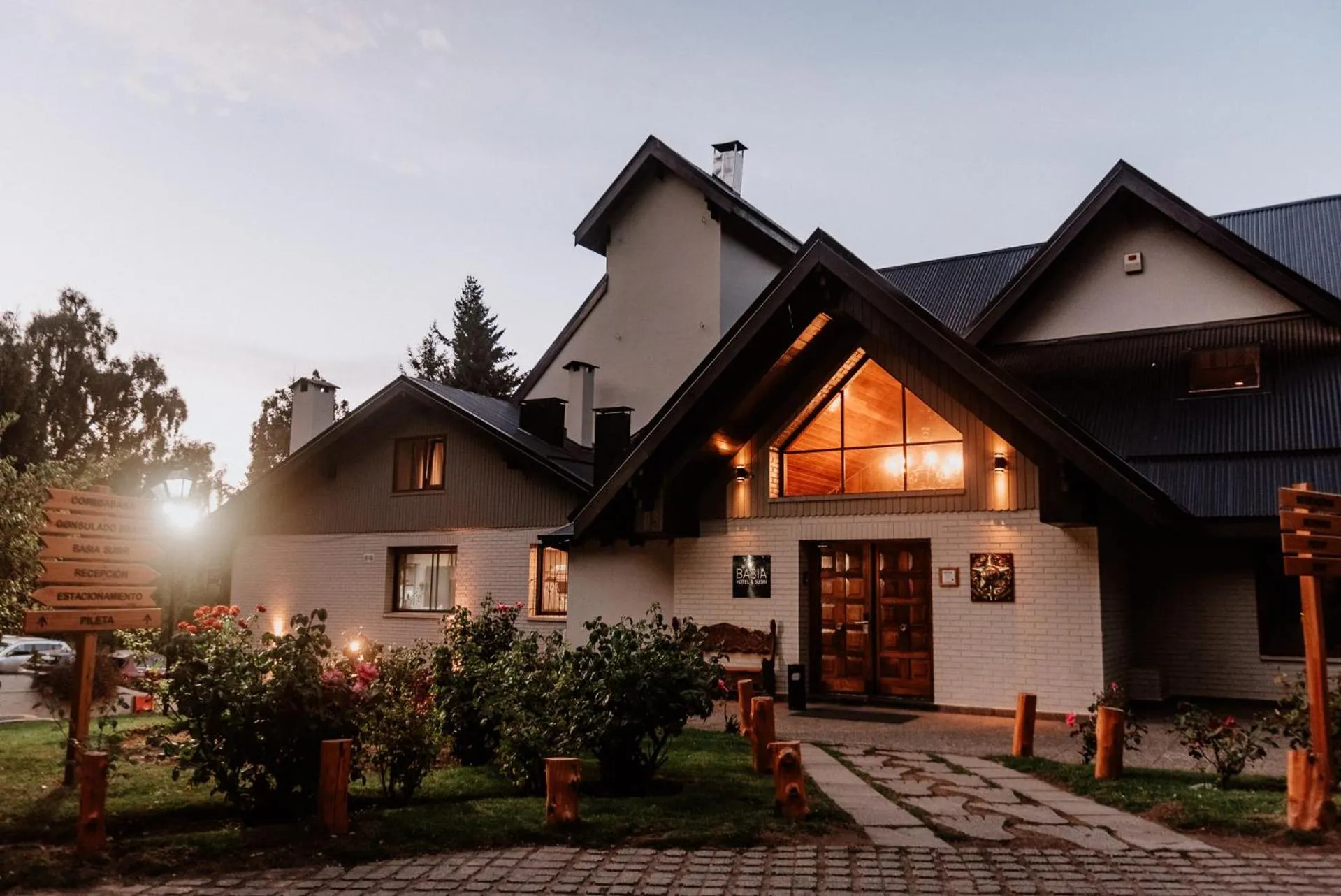 Property building in Basia Hotel & Sushi