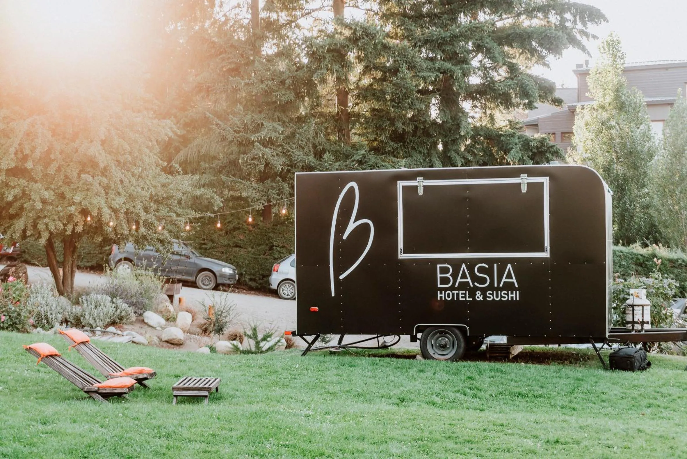 Property building in Basia Hotel & Sushi