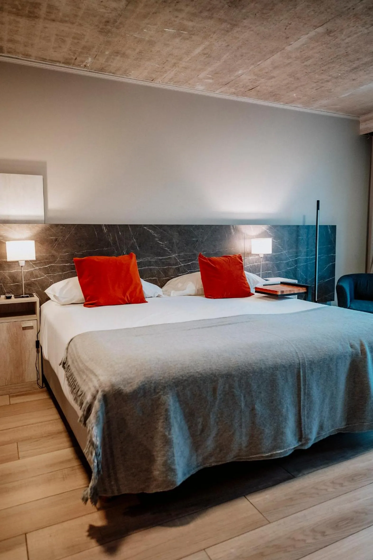 Bed in Basia Hotel & Sushi