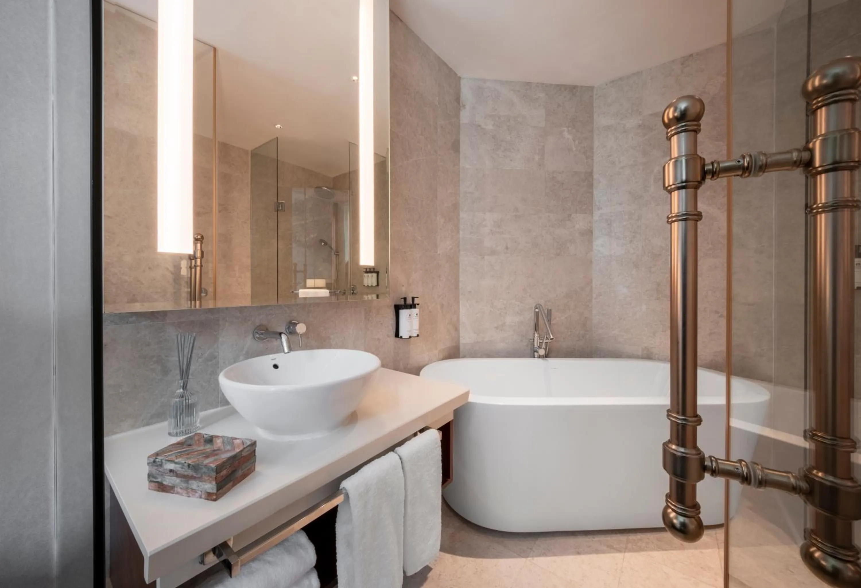 Shower in The Robertson House by The Crest Collection