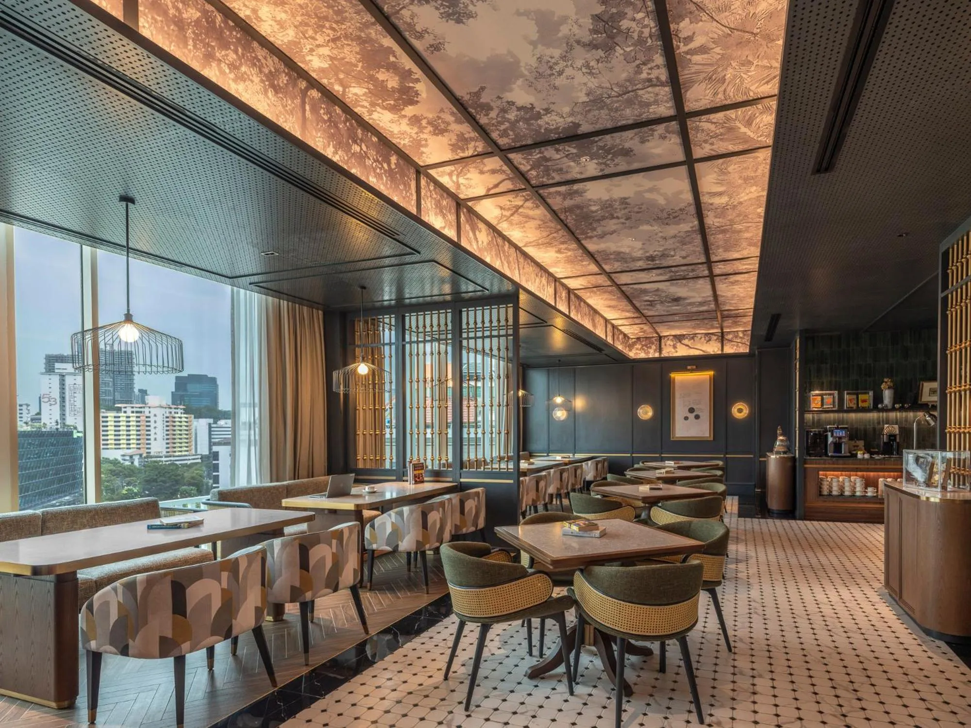 Library in The Robertson House by The Crest Collection