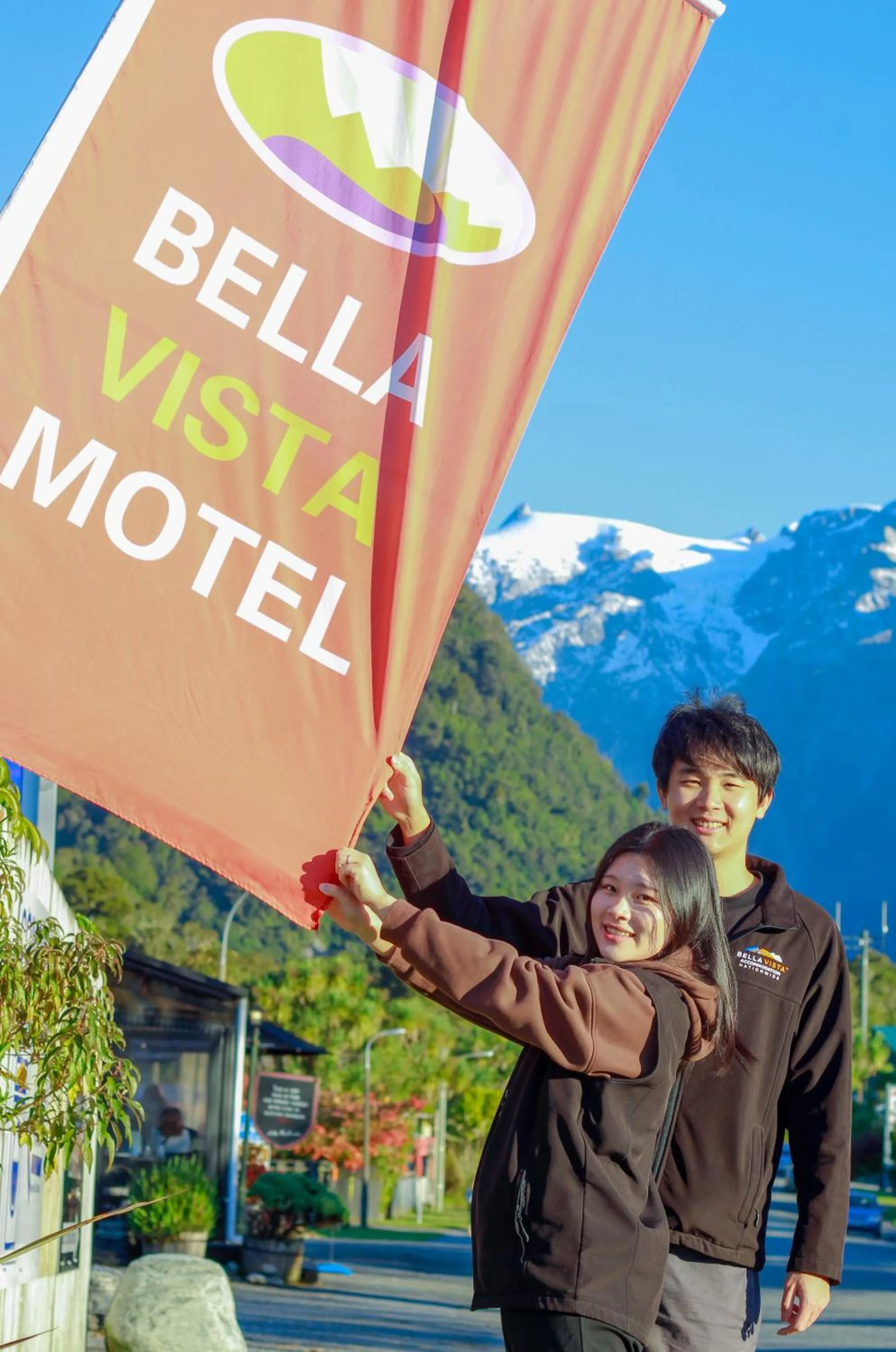 Staff in Bella Vista Motel Franz Josef Glacier