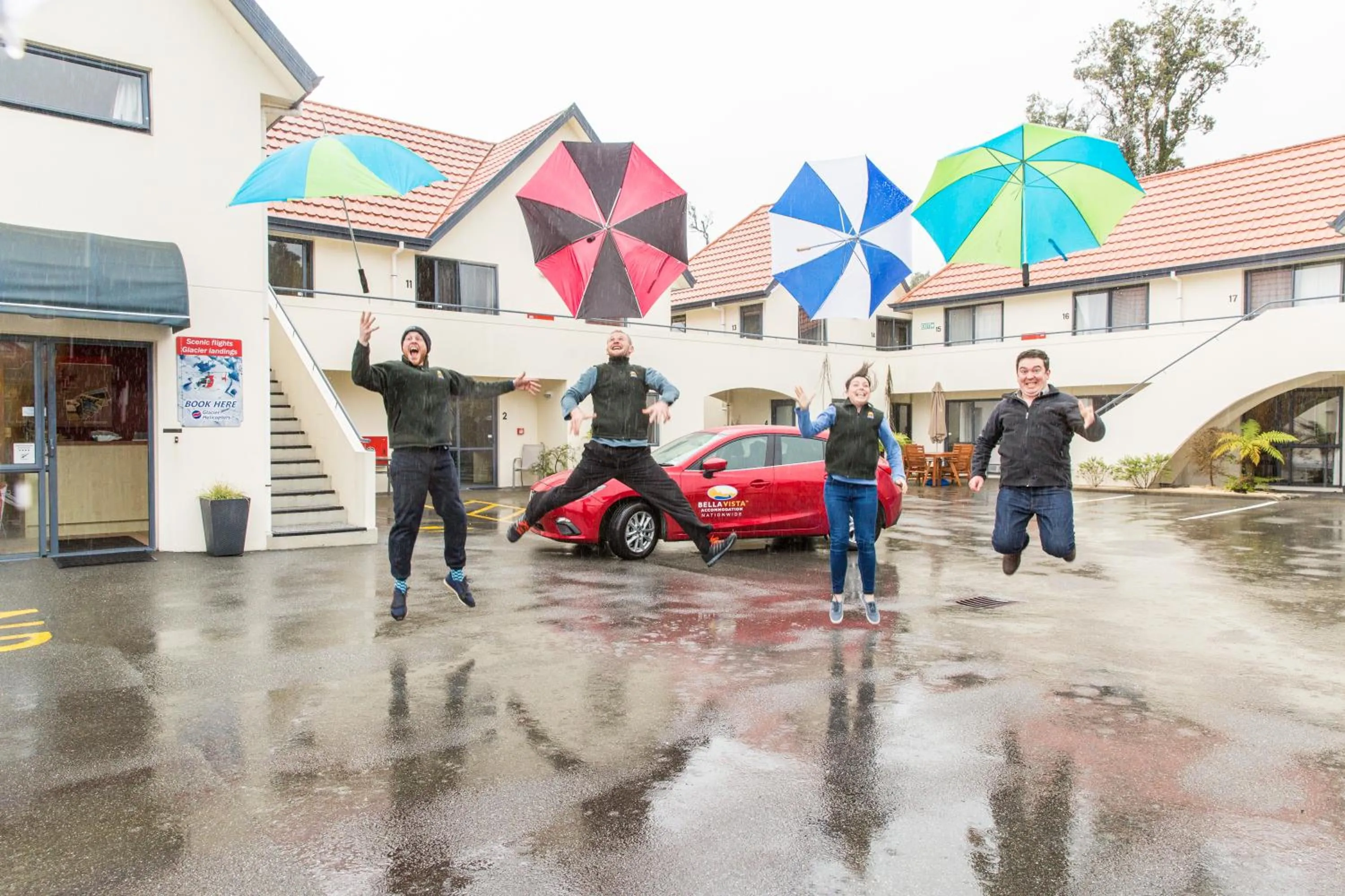 Staff in Bella Vista Motel Franz Josef Glacier