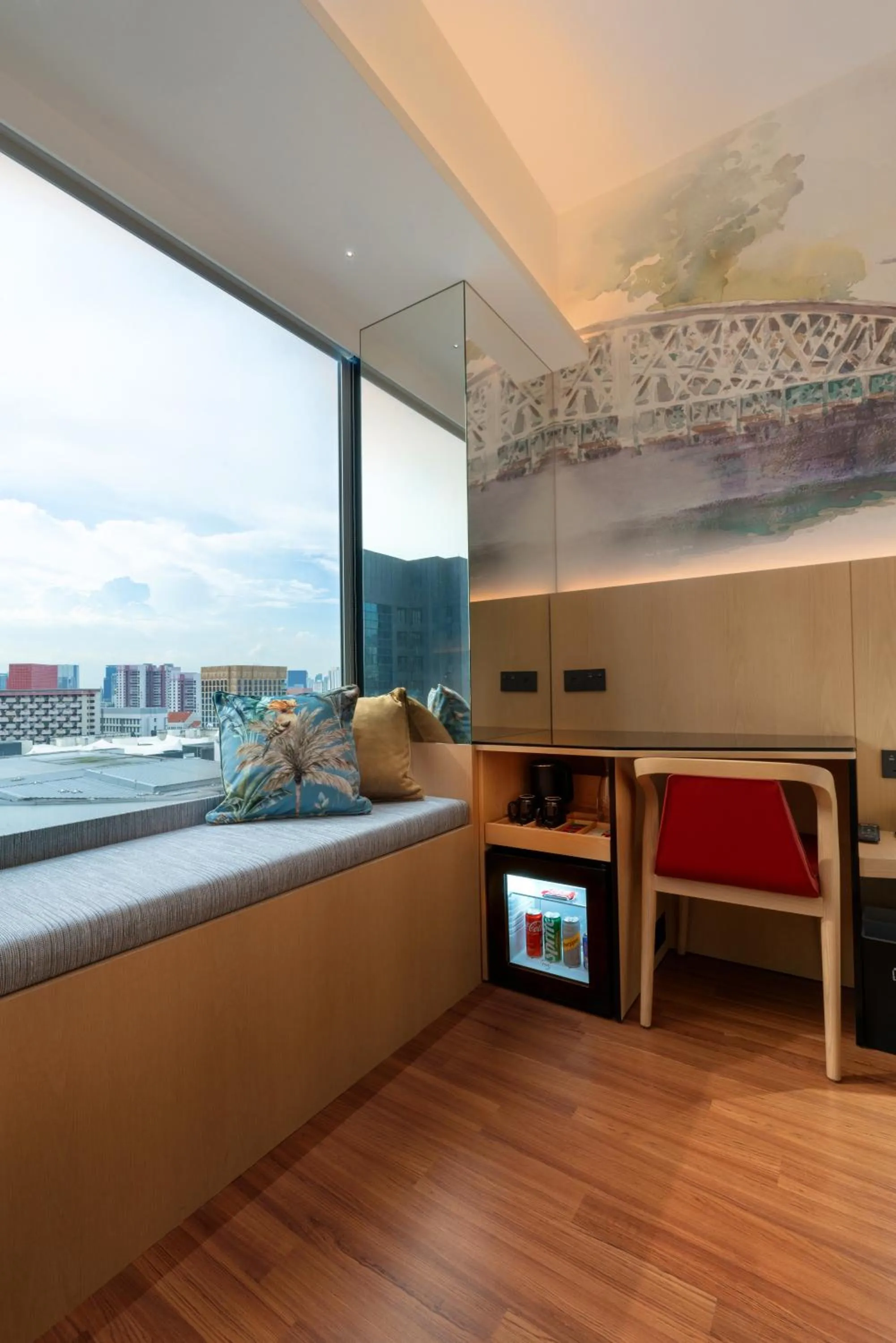 Seating area, Bed in Ibis Singapore on Bencoolen