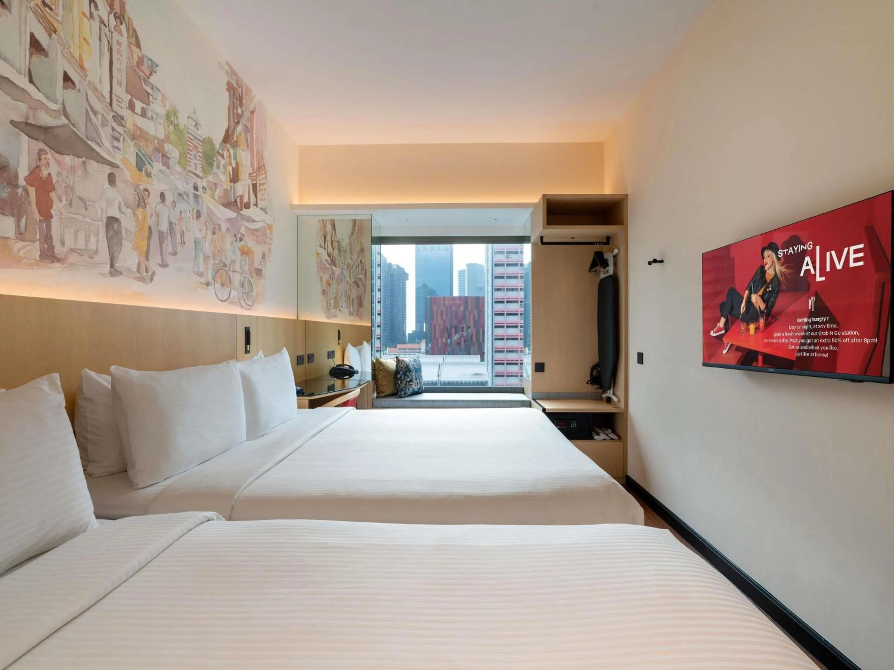 Bedroom, Bed in Ibis Singapore on Bencoolen