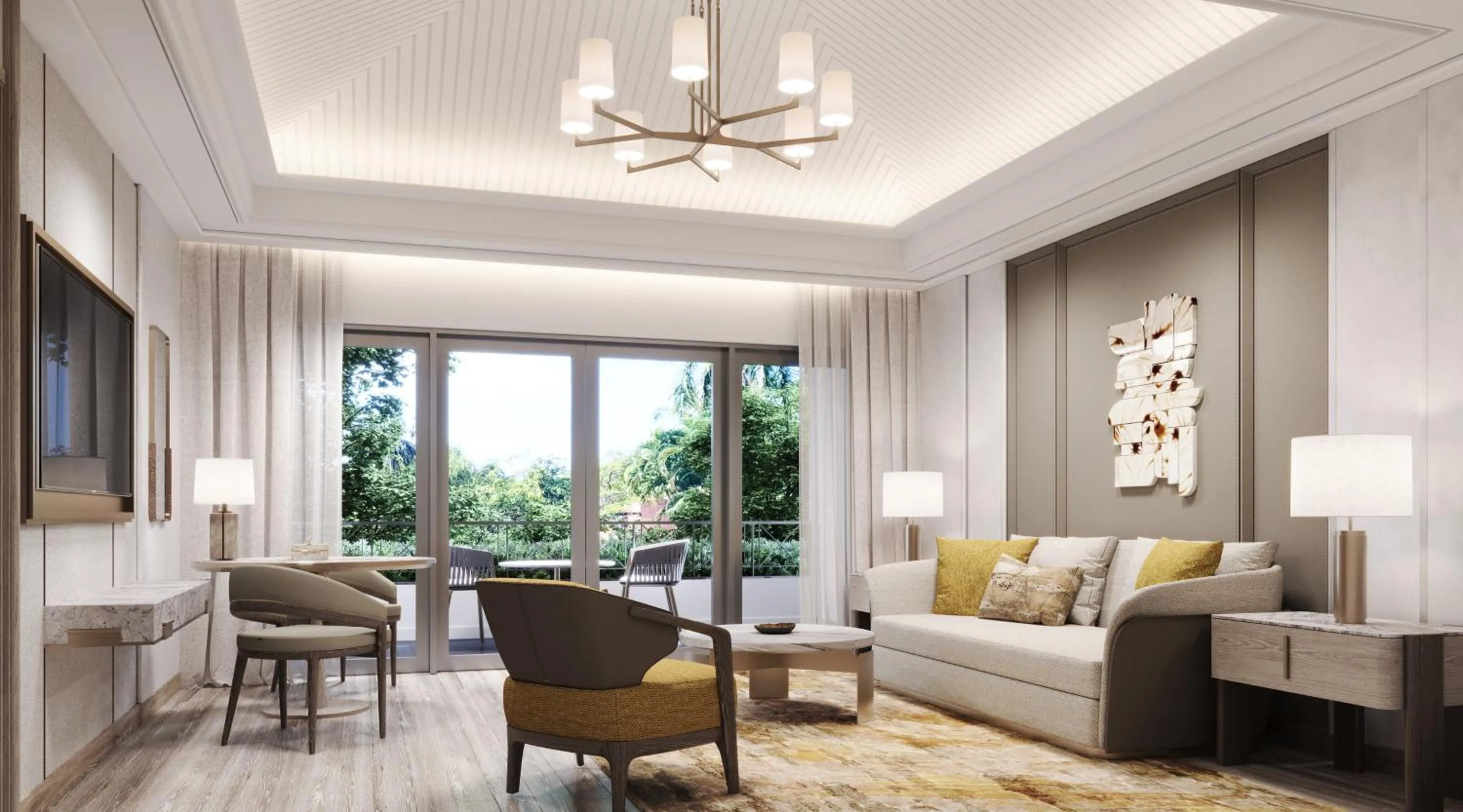 Living room in The St. Regis Goa Resort