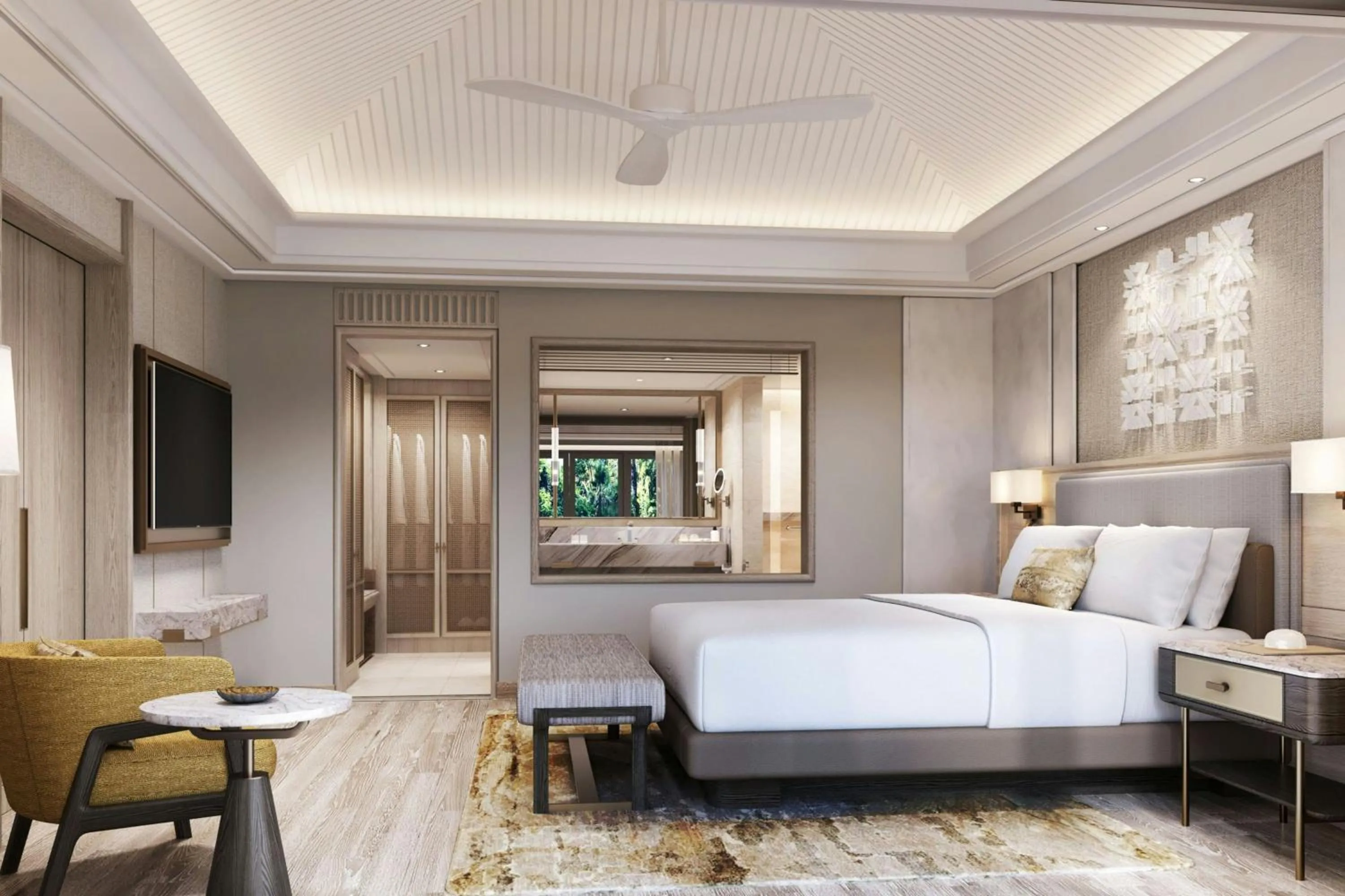 Bedroom, Bed in The St. Regis Goa Resort