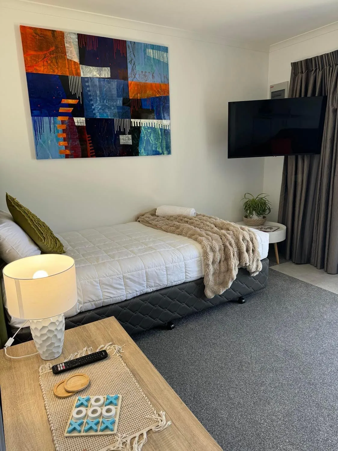 Bed in Centre Court Motel